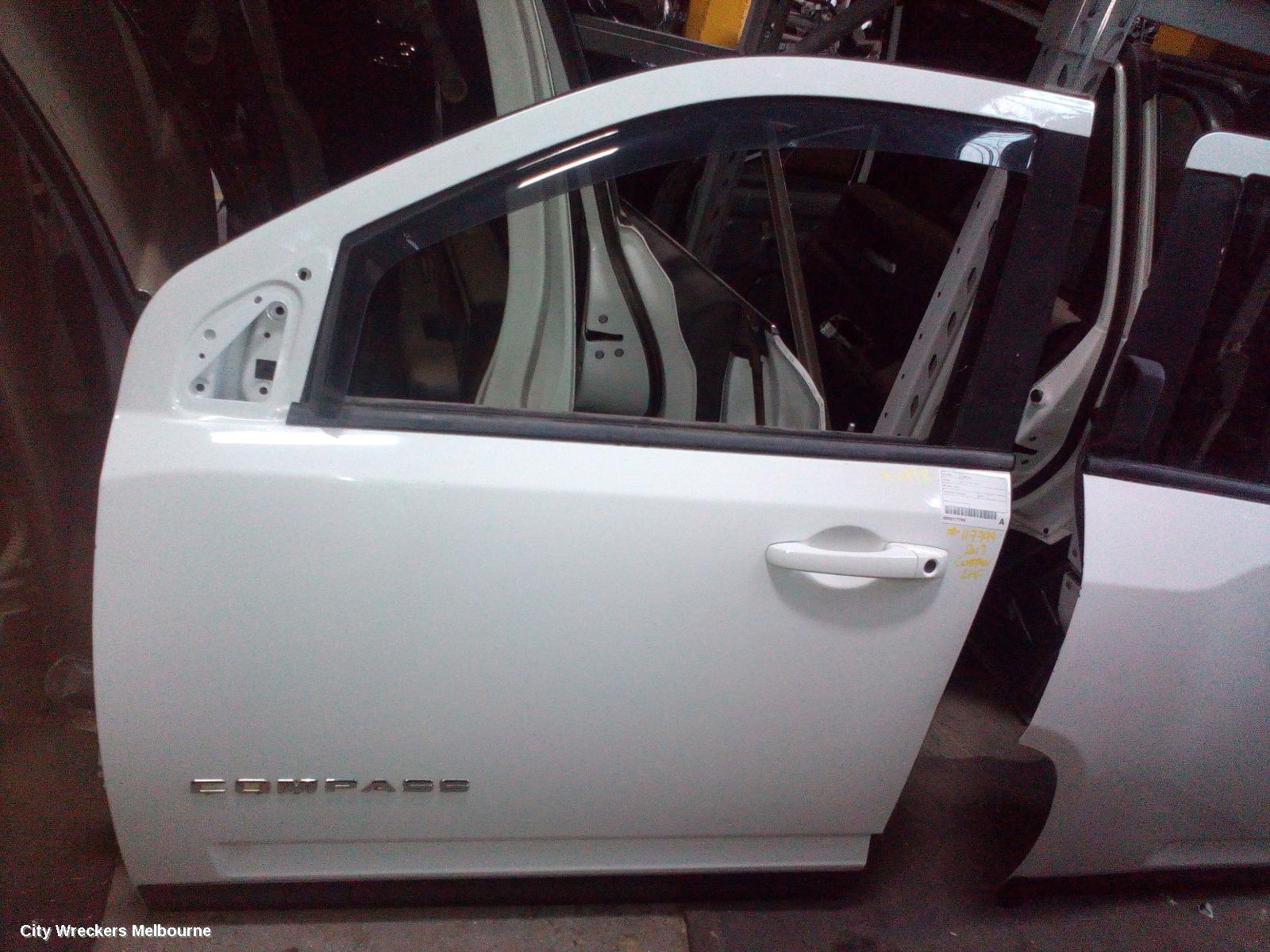 JEEP COMPASS LEFT FRONT DOOR, MK, 07/2011 - 12/2016