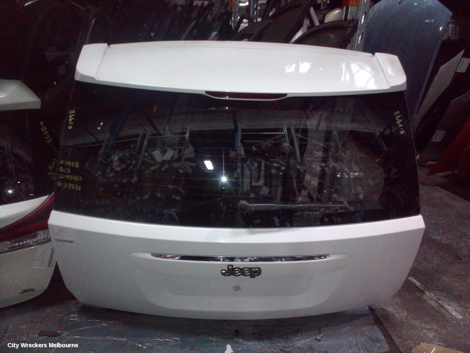 JEEP COMPASS BOOTLID/TAILGATE, TAILGATE, MK, 03/2007 - 12/2016