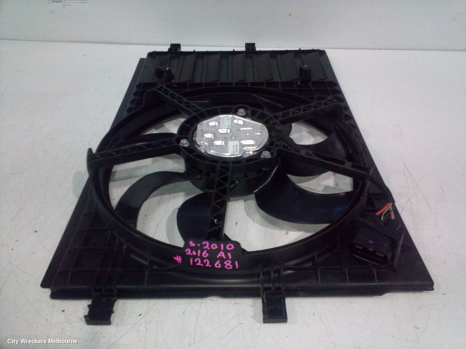 AUDI A1 FAN, DUAL FAN ASSY, 8X, 12/2010 - 10/2018