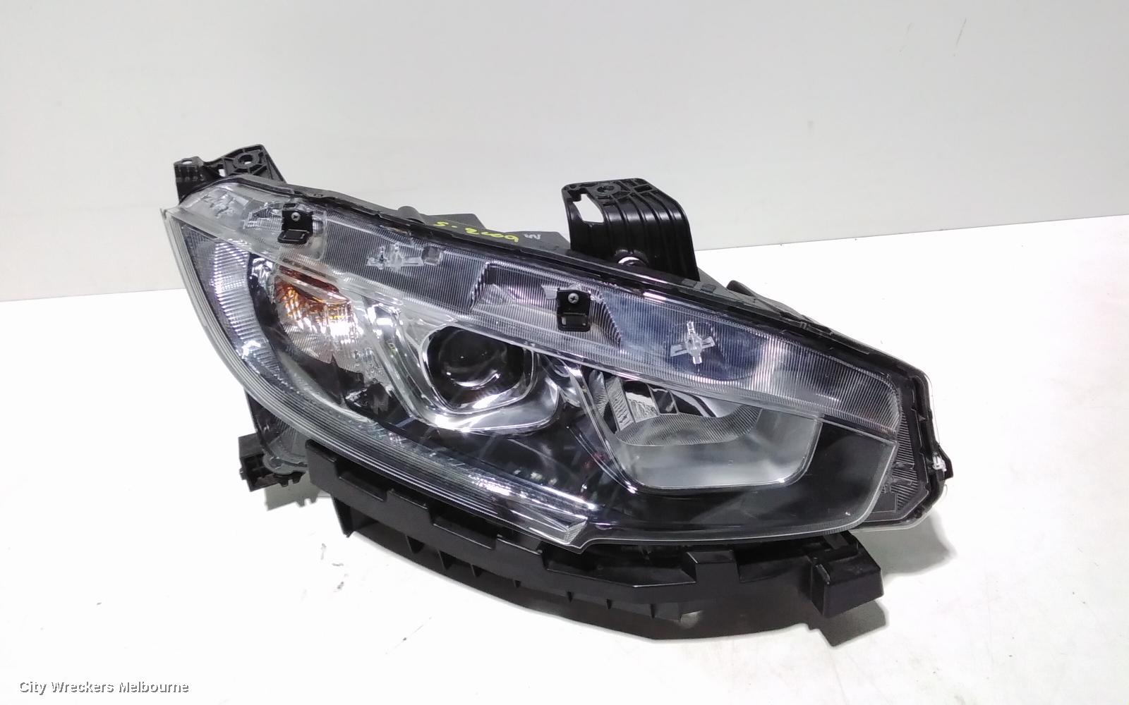 HONDA CIVIC RIGHT HEADLAMP, 10TH GEN, HATCH/SEDAN, HALOGEN TYPE, 05/2016 ONWARDS