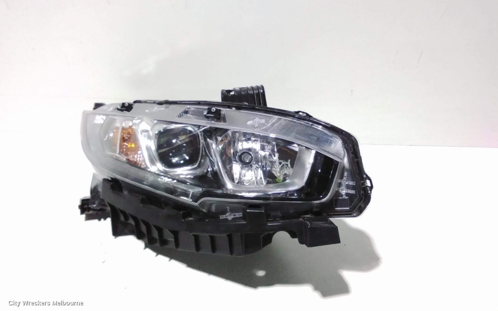 HONDA CIVIC RIGHT HEADLAMP, 10TH GEN, HATCH/SEDAN, HALOGEN TYPE, 05/2016 ONWARDS