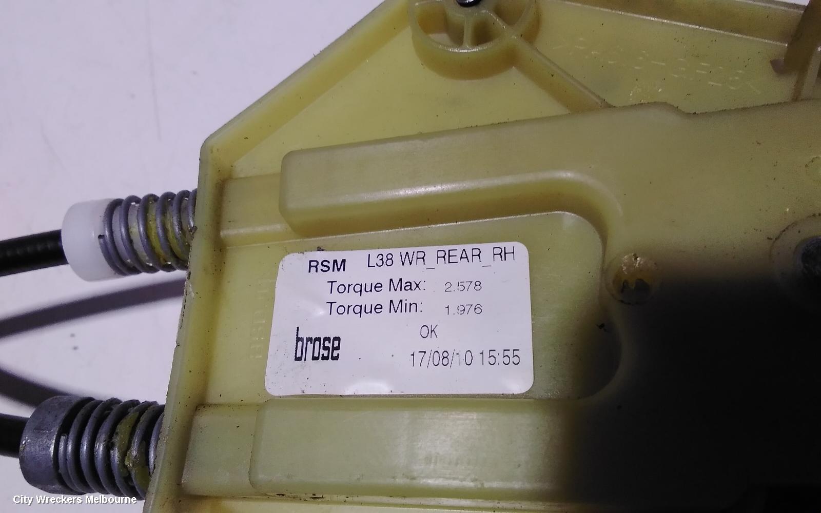 RENAULT FLUENCE RIGHT REAR WND REG/MOTOR, X38 09/2010 - 01/2016