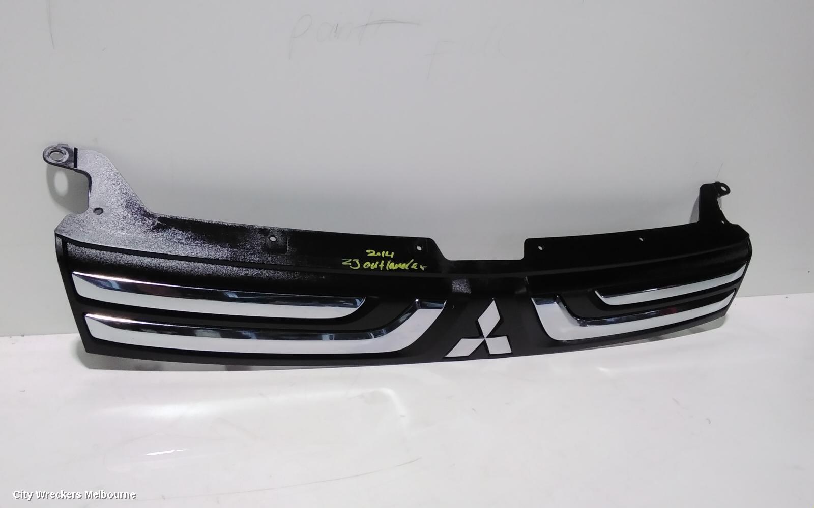 MITSUBISHI OUTLANDER GRILLE, RADIATOR GRILLE, ZJ, 10/2012 - 02/2014