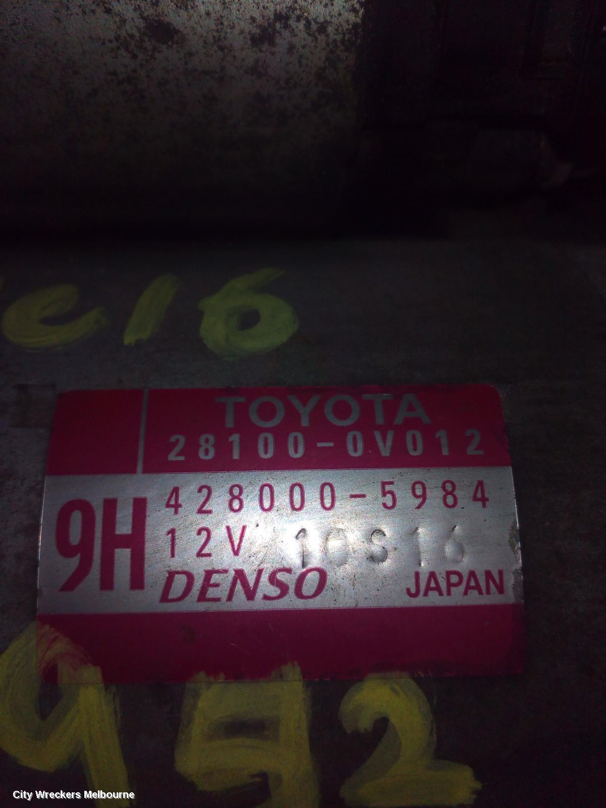 TOYOTA CAMRY STARTER, PETROL, 2.5, 2AR-FE, ASV50, 12/2011 - 10/2017