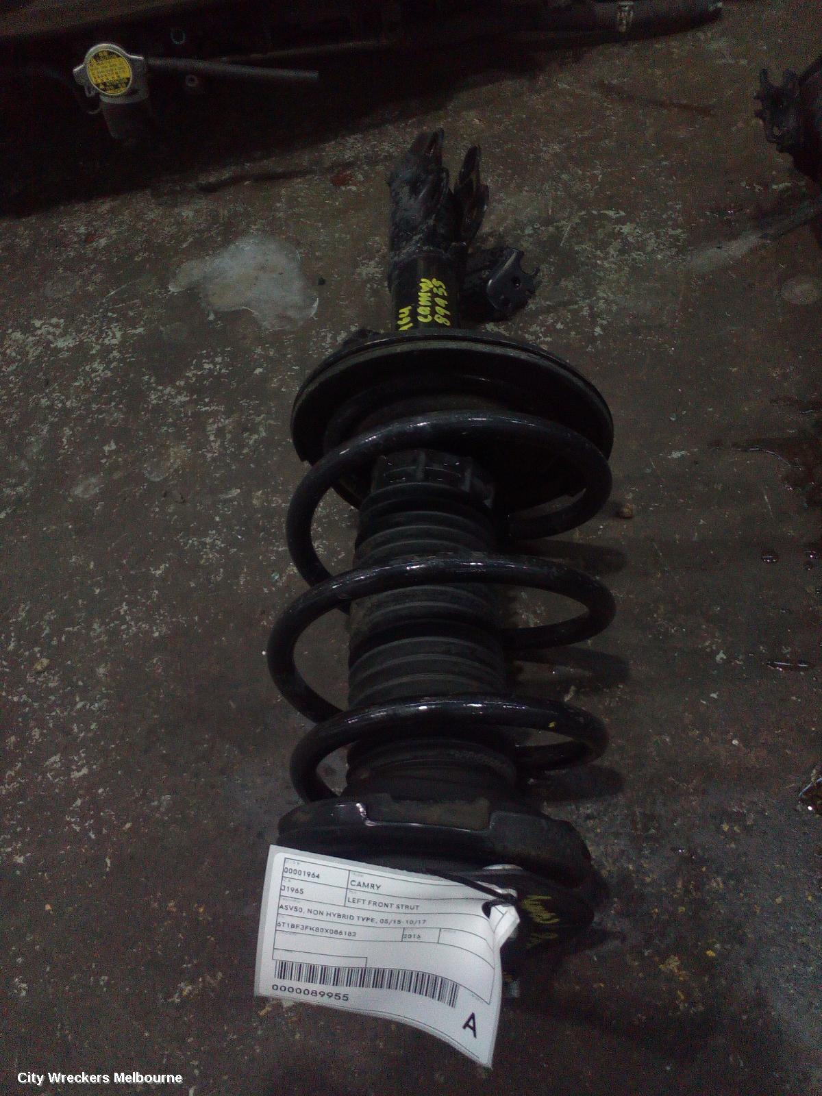 TOYOTA CAMRY LEFT FRONT STRUT, ASV50, NON HYBRID TYPE, 05/2015 - 10/2017
