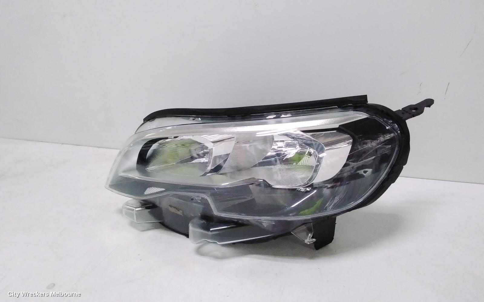 PEUGEOT EXPERT LEFT HEADLAMP, K0, HALOGEN TYPE, 04/2018 ONWARDS