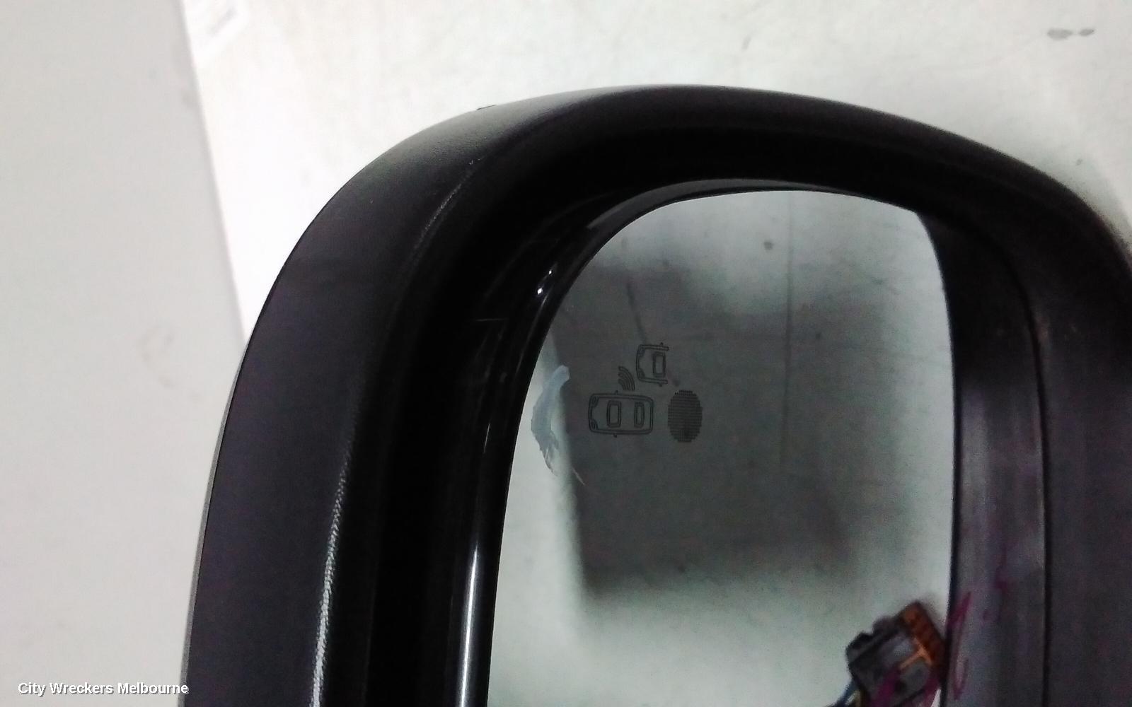 PEUGEOT EXPERT RIGHT DOOR MIRROR, K0, MANUAL FOLD, MATTE BLACK, NON BLIND SPOT TYPE, 04/2018 ONWARDS