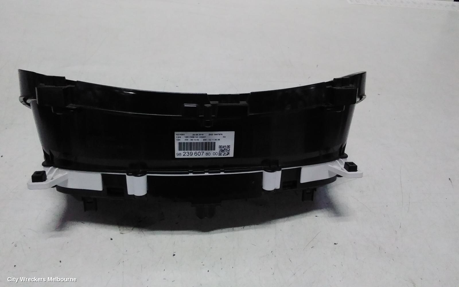PEUGEOT EXPERT INSTRUMENT CLUSTER, K0, 04/2018 ONWARDS