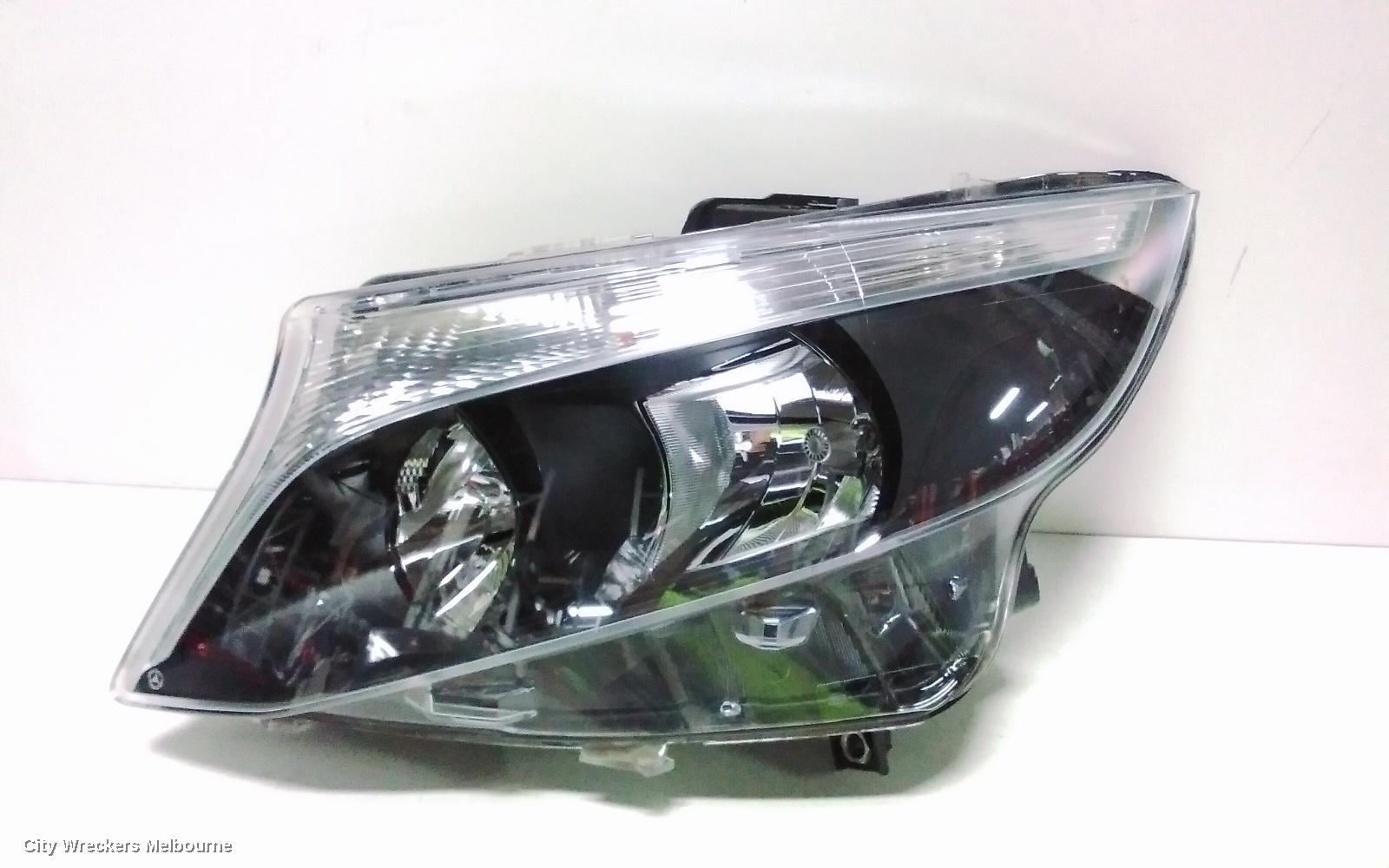 MERCEDES VITO LEFT HEADLAMP, 447, HALOGEN, BLACK INSERT TYPE, 03/2015 ONWARDS