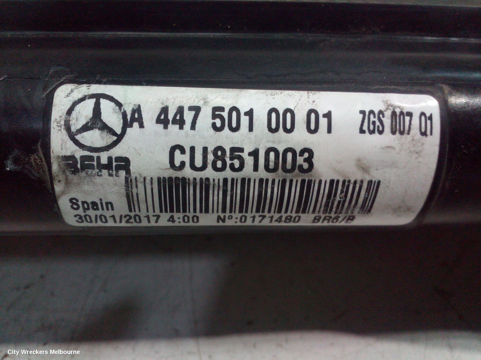 MERCEDES VITO RADIATOR, AUTO, 2.1, DIESEL, 447, 03/2015 ONWARDS