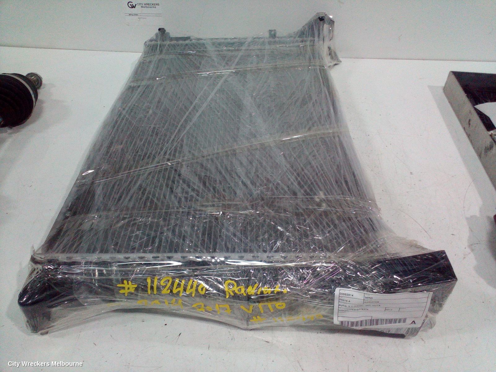 MERCEDES VITO RADIATOR, AUTO, 2.1, DIESEL, 447, 03/2015 ONWARDS