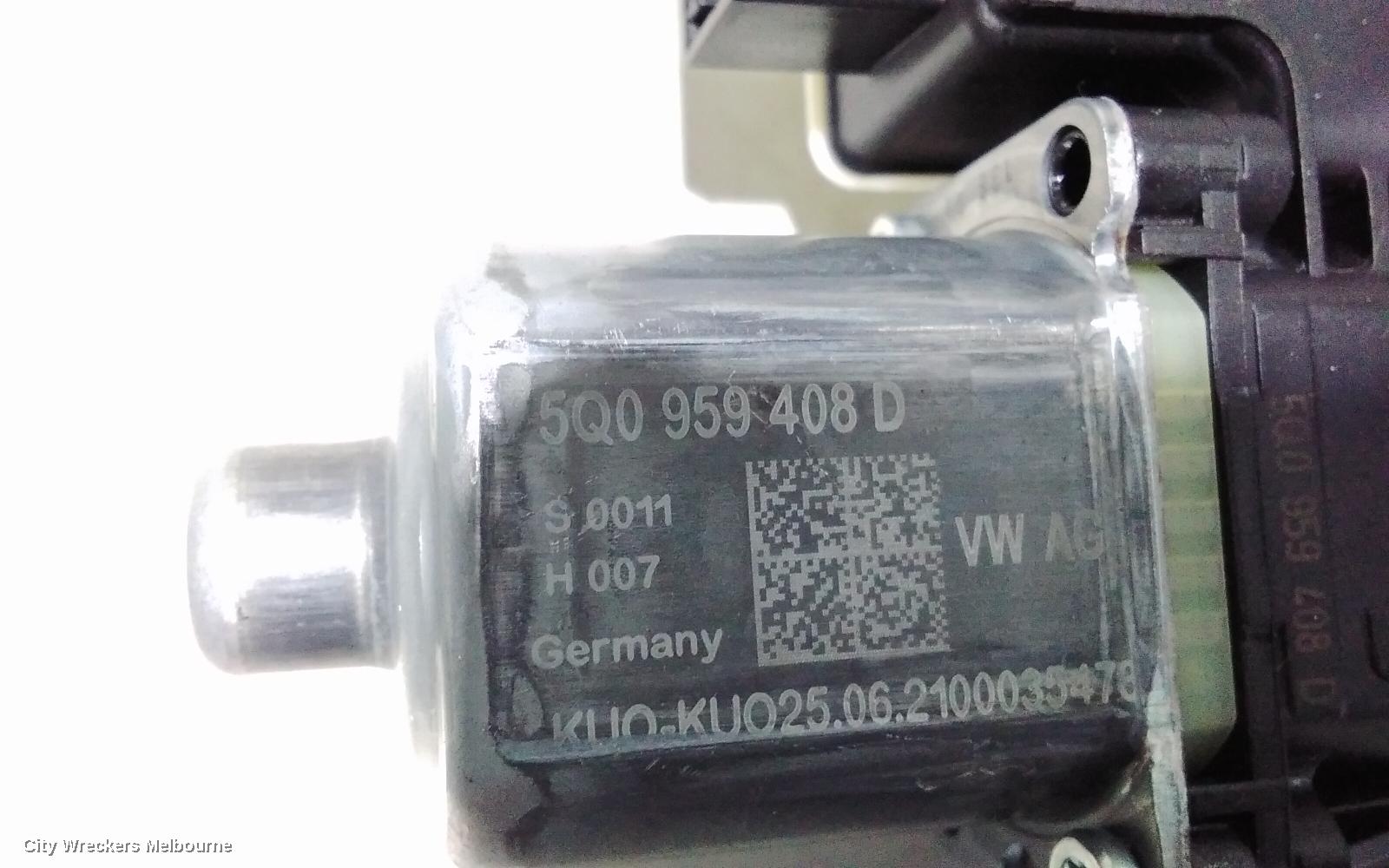VOLKSWAGEN T-ROC RIGHT REAR WND REG/MOTOR, A1, 03/2020 - 12/2025