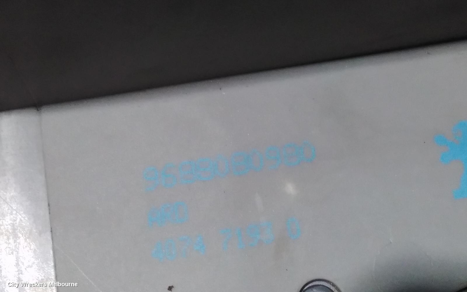 PEUGEOT 2008 DOOR/BOOT/GATE LOCK, RIGHT REAR DOOR LOCK, A94, 10/2013 ONWARDS