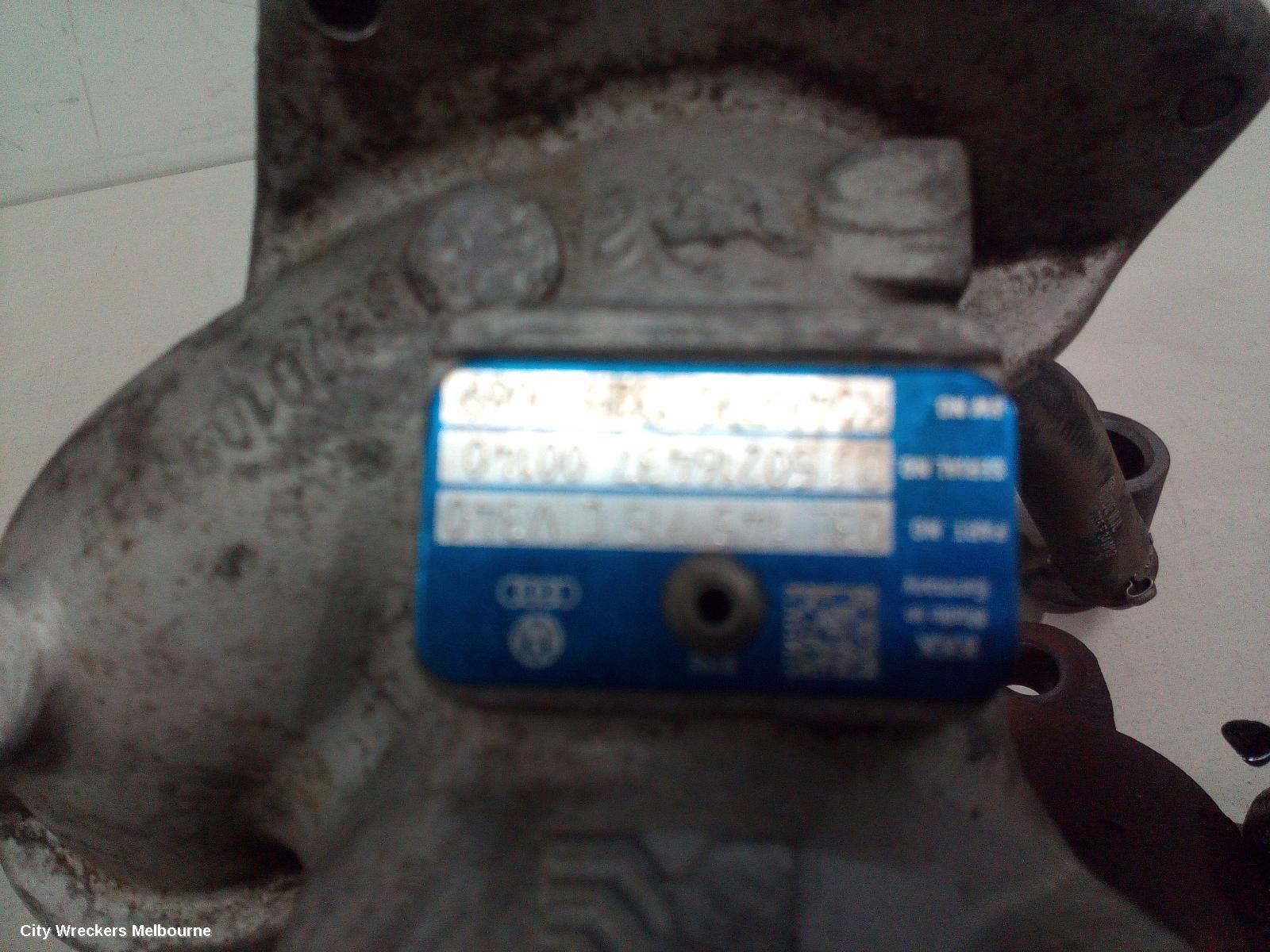 VOLKSWAGEN AMAROK TURBO SUPERCHARGER, LOWER TURBO ONLY, DIESEL, 2.0, CNEA/CSHA CODE, 2H, 12/2010