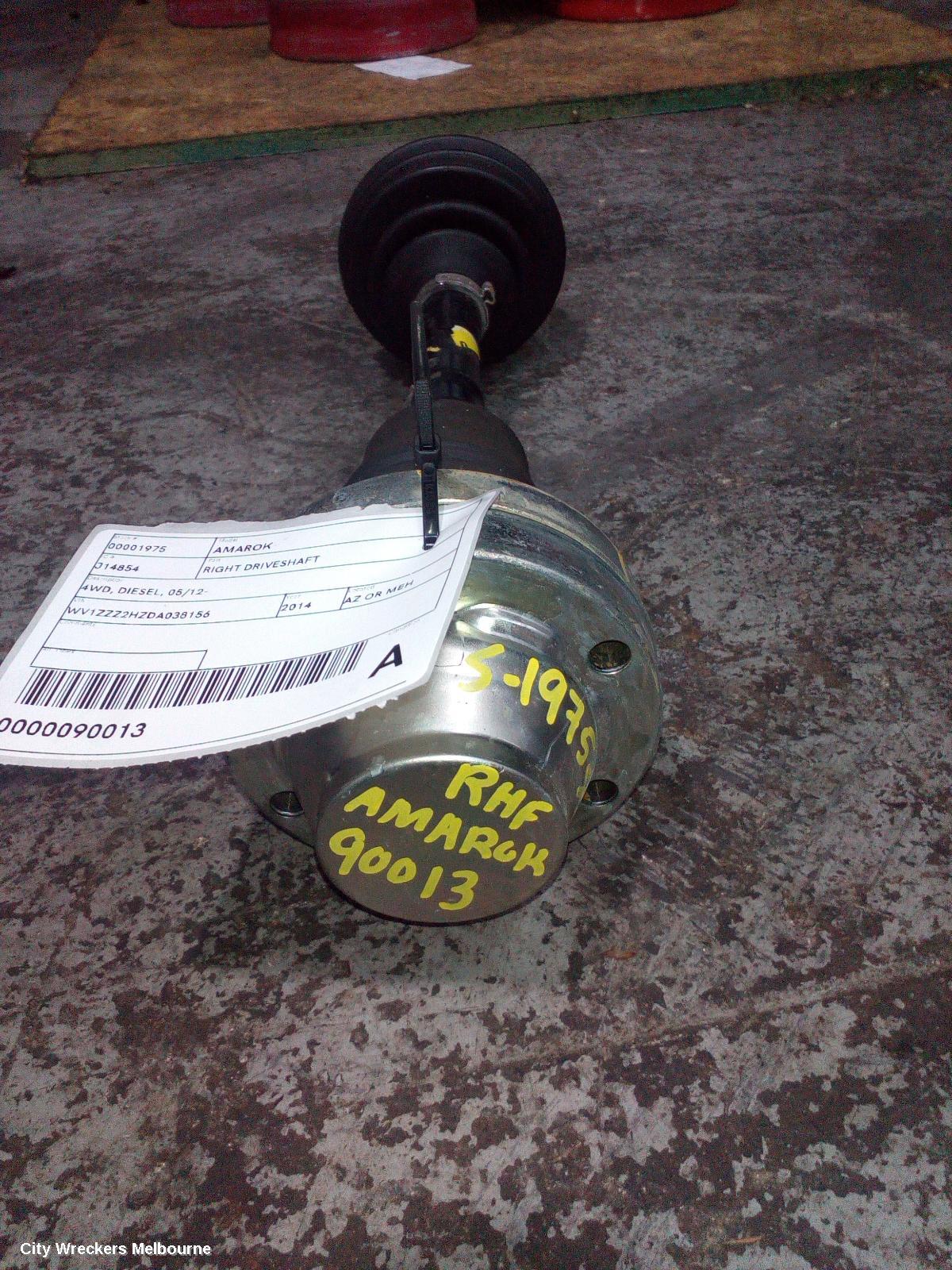 VOLKSWAGEN AMAROK RIGHT DRIVESHAFT, AWD, FRONT, MANUAL, DIESEL, 2.0, TWIN TURBO, 2H, 10/2010 - 09/2022