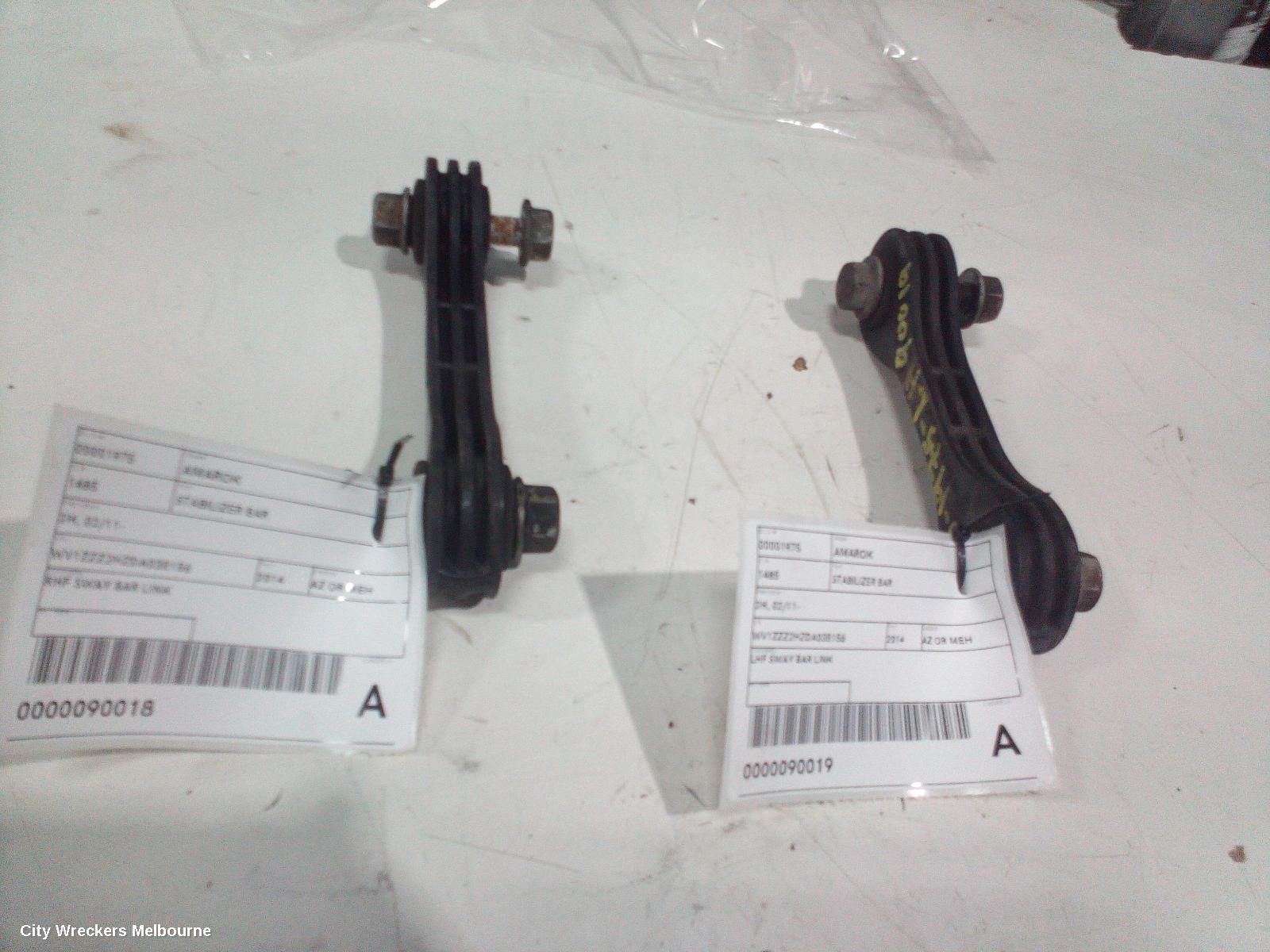 VOLKSWAGEN AMAROK STABILISER BAR, 2H, 02/2011 - 09/2022