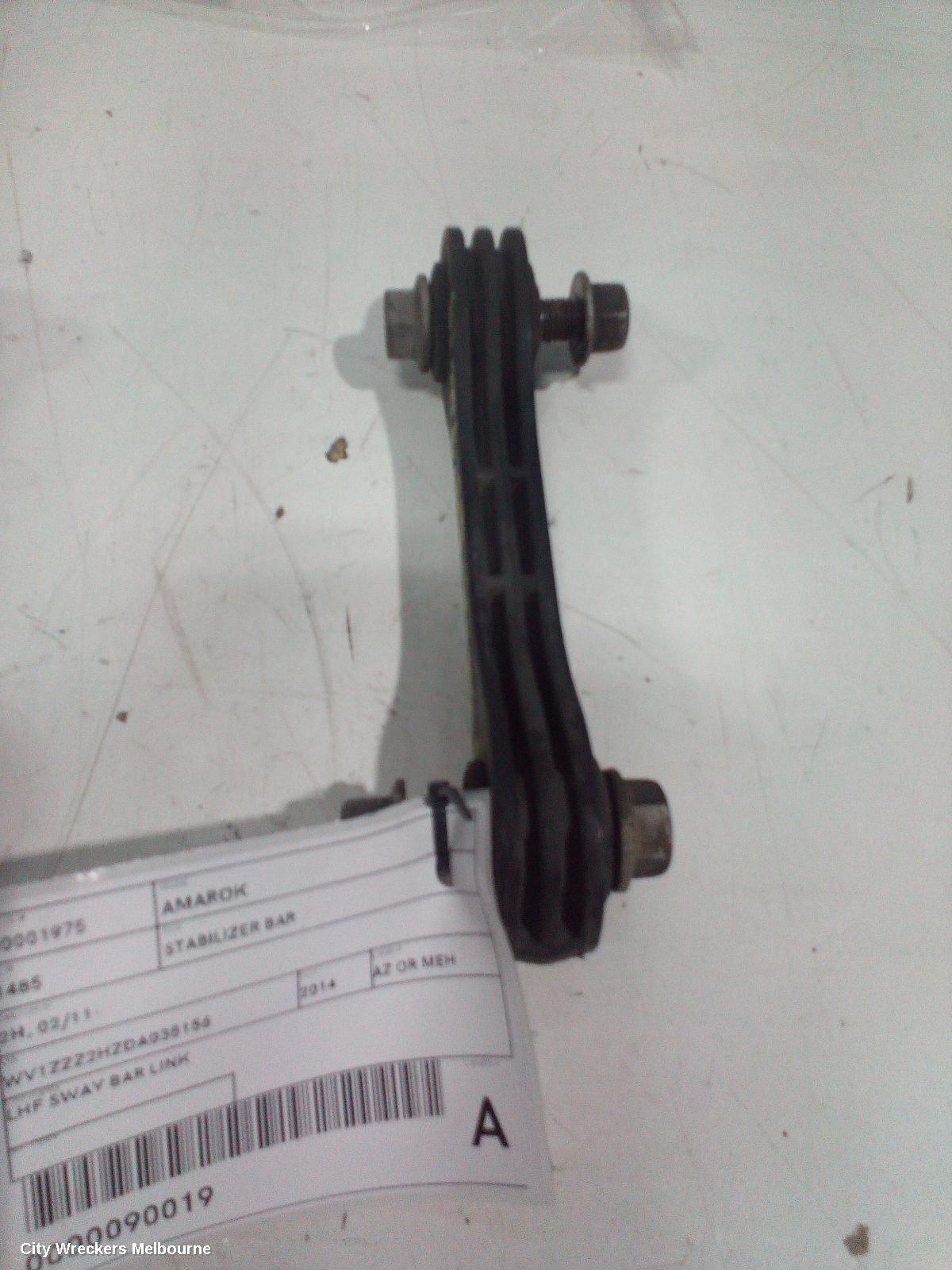 VOLKSWAGEN AMAROK STABILISER BAR, 2H, 02/2011 - 09/2022
