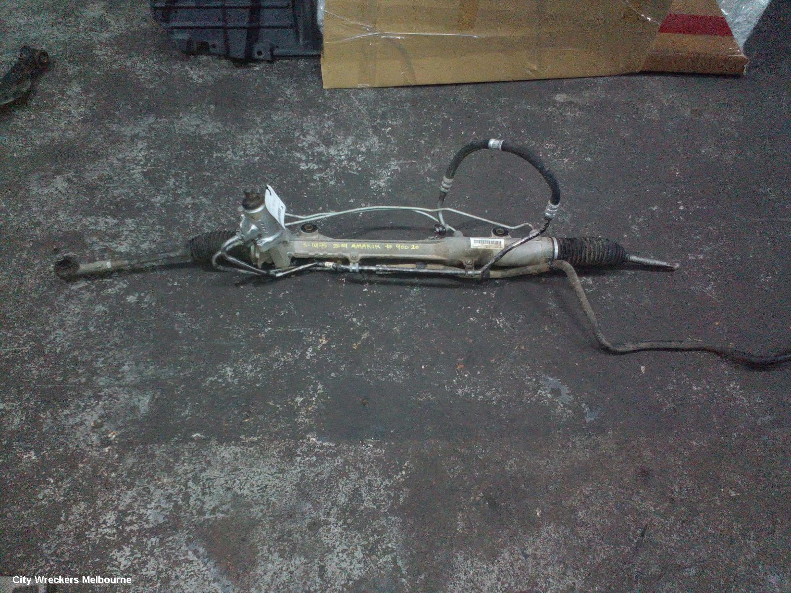VOLKSWAGEN AMAROK STEERING BOX/RACK, 2H, HYDRAULIC, 12/2010 ONWARDS