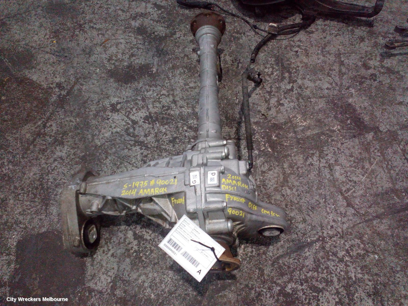 VOLKSWAGEN AMAROK DIFFERENTIAL CENTRE, FRONT, MAN T/M TYPE, 4.1 RATIO, 12/2010 ONWARDS