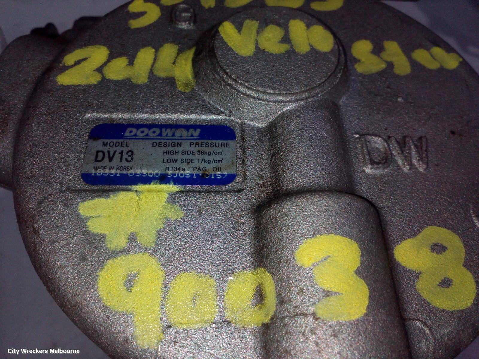 HYUNDAI VELOSTER A/C COMPRESSOR, FS, 1.6, G4FD/G4FJ, PETROL, 12/2011 - 02/2014