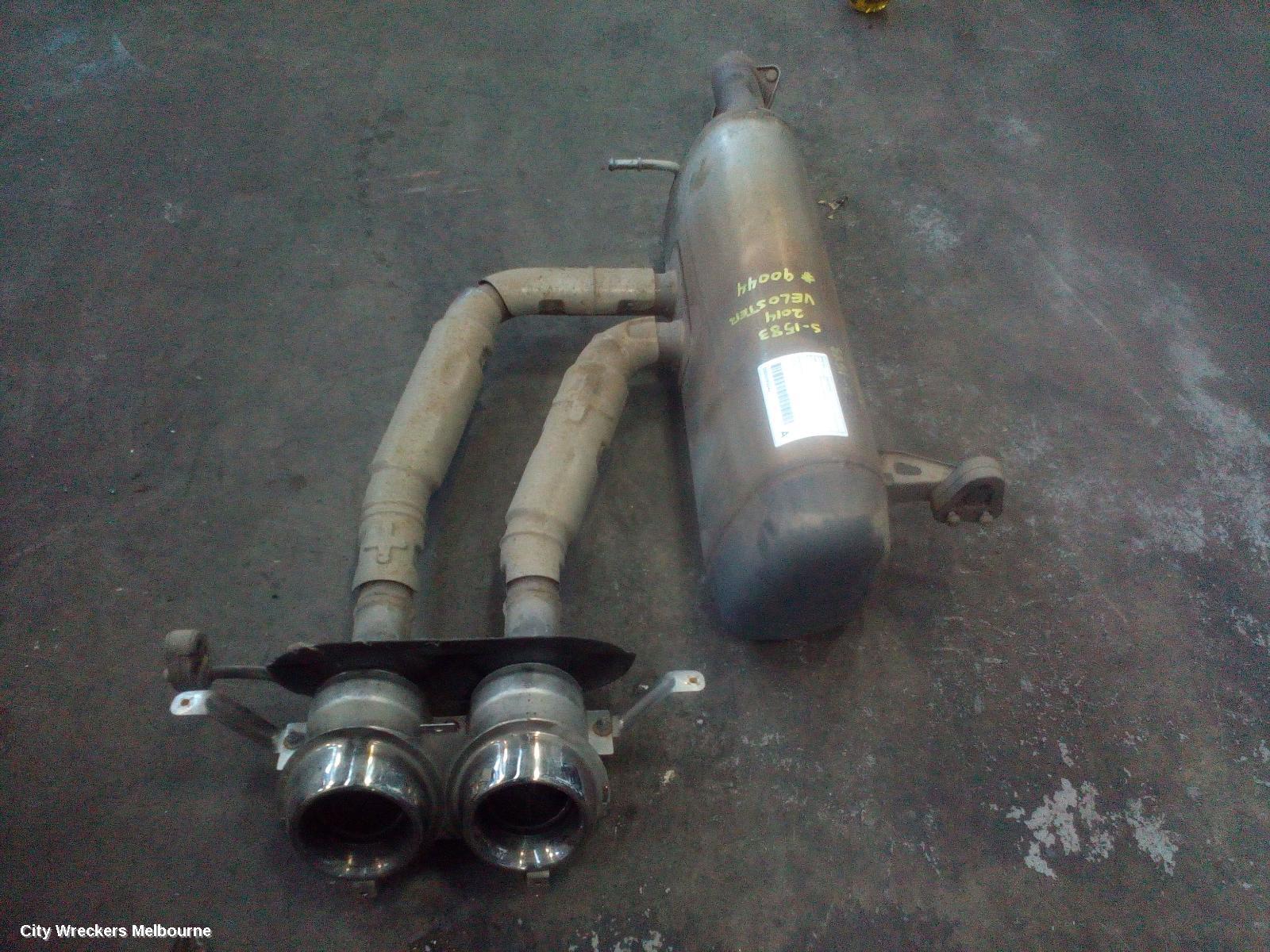 HYUNDAI VELOSTER EXHAUST SYSTEM, FS, 10/2011 - 08/2019