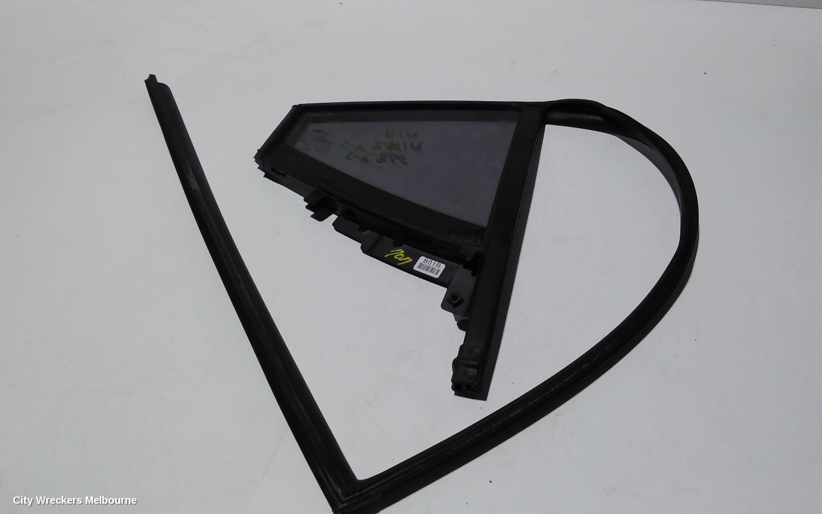 HYUNDAI ELANTRA RIGHT REAR 1/4 DOOR GLASS, AD, 12/2015 - 12/2020