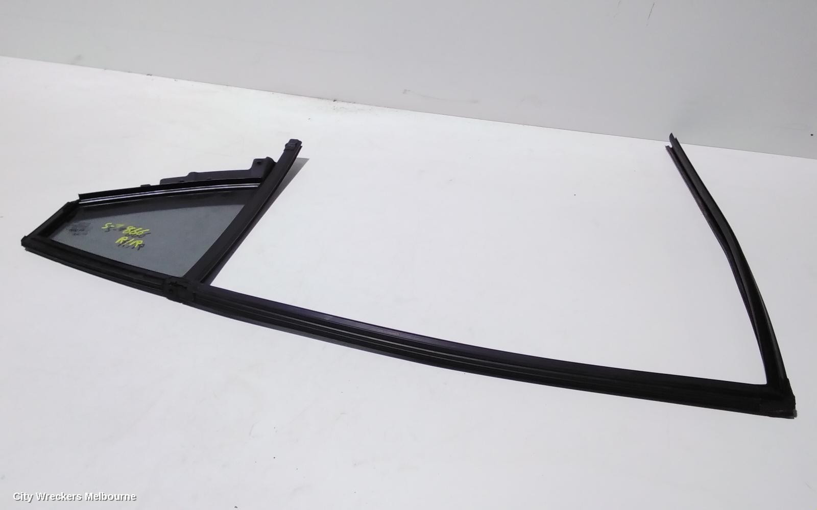 HYUNDAI ELANTRA RIGHT REAR 1/4 DOOR GLASS, AD, 12/2015 - 12/2020