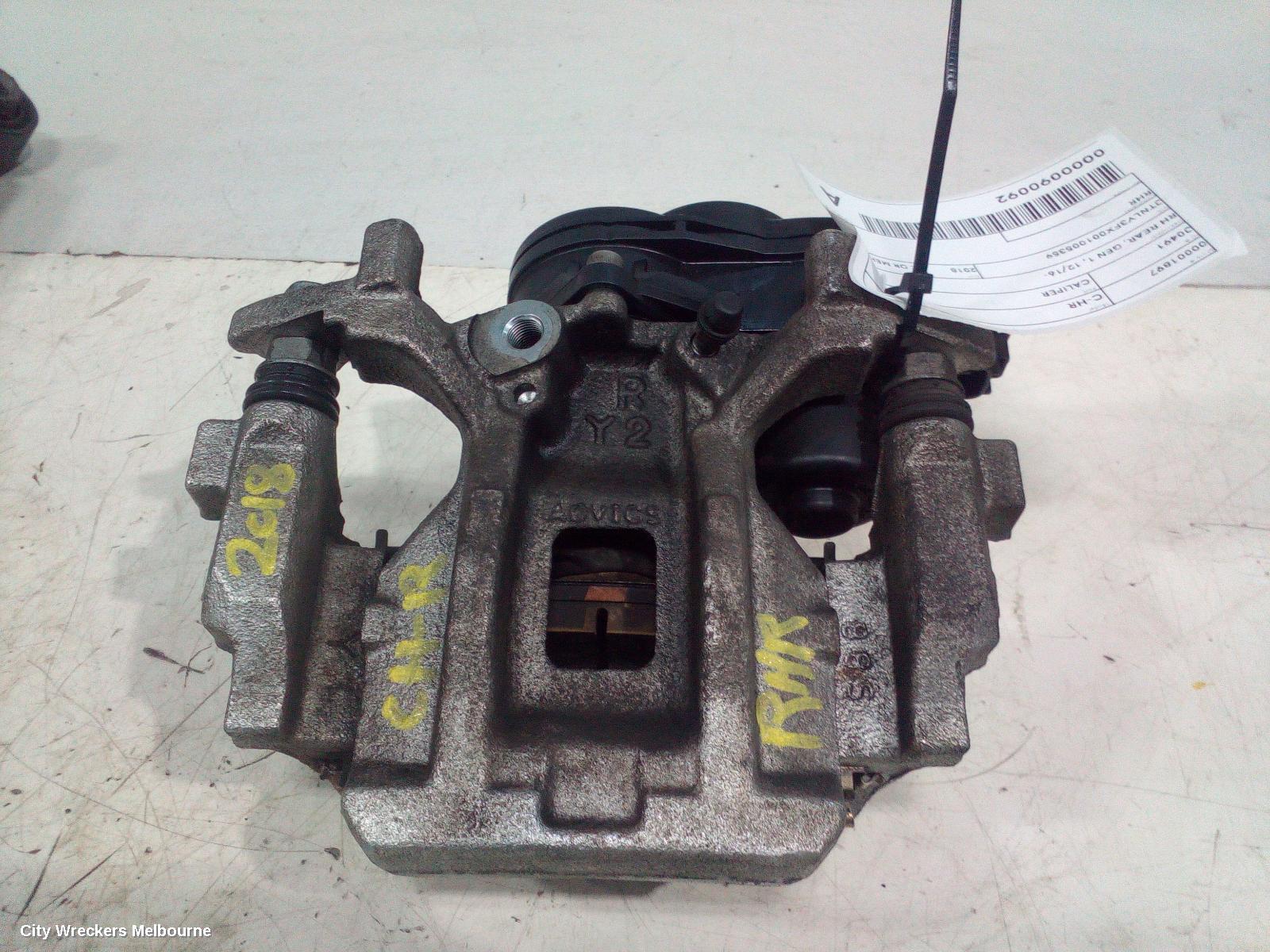 TOYOTA C-HR CALIPER, RH REAR, GEN 1, 12/2016 ONWARDS
