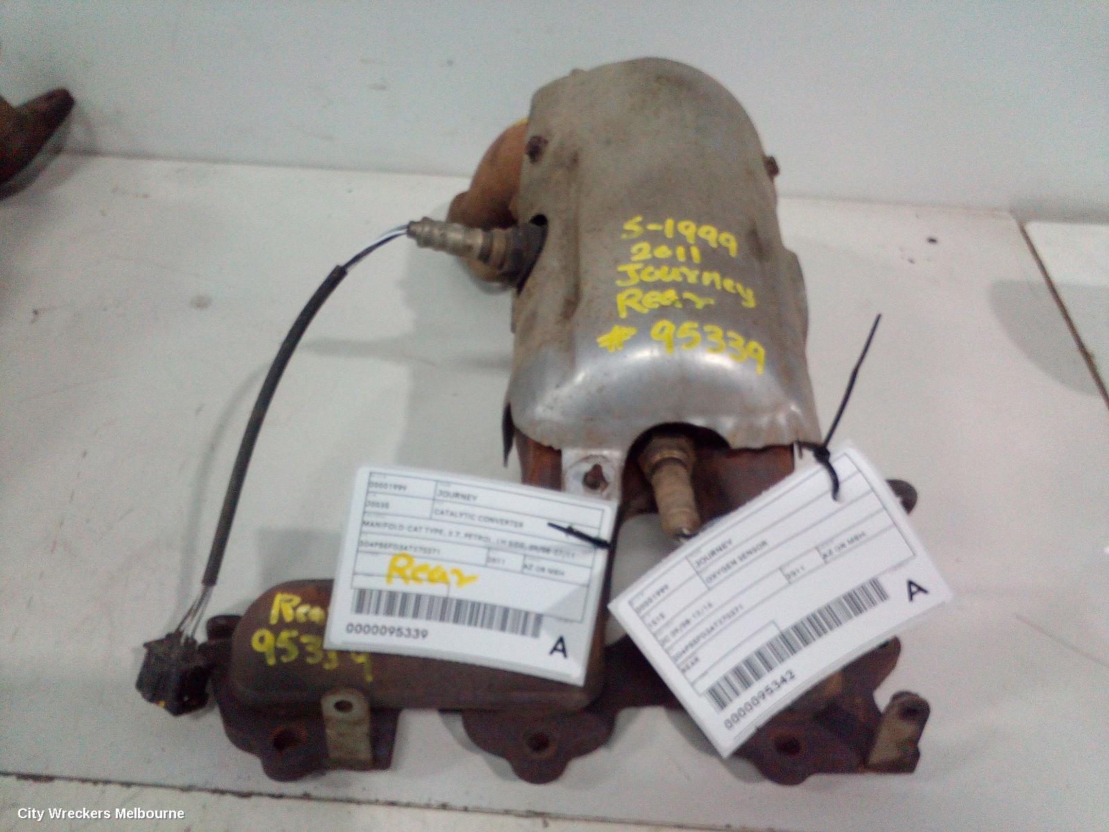 DODGE JOURNEY CATALYTIC CONVERTER, MANIFOLD-CAT TYPE, 2.7, PETROL, LH SIDE, 09/2008 - 07/2011
