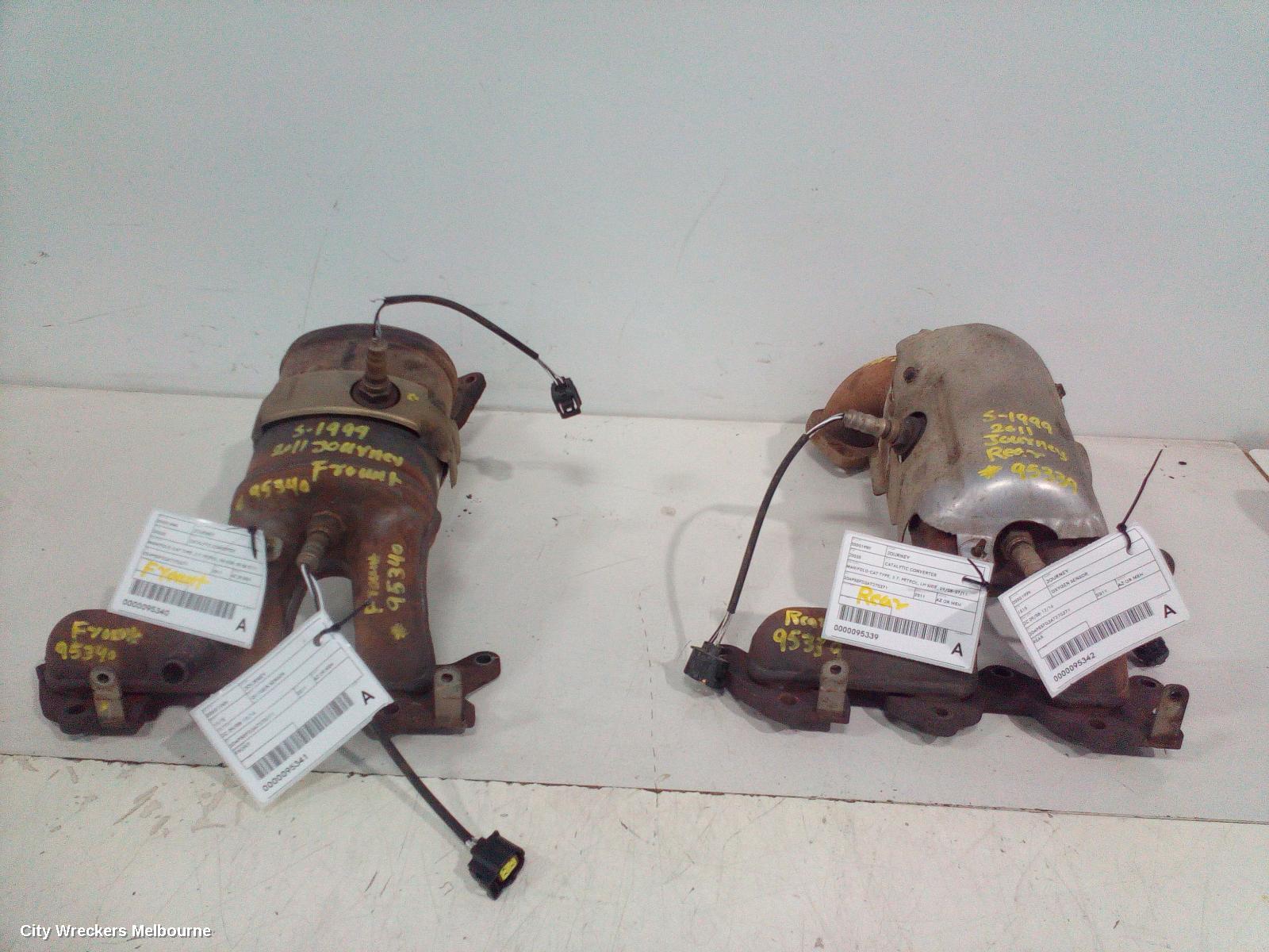 DODGE JOURNEY CATALYTIC CONVERTER, MANIFOLD-CAT TYPE, 2.7, PETROL, RH SIDE, 09/2008 - 07/2011