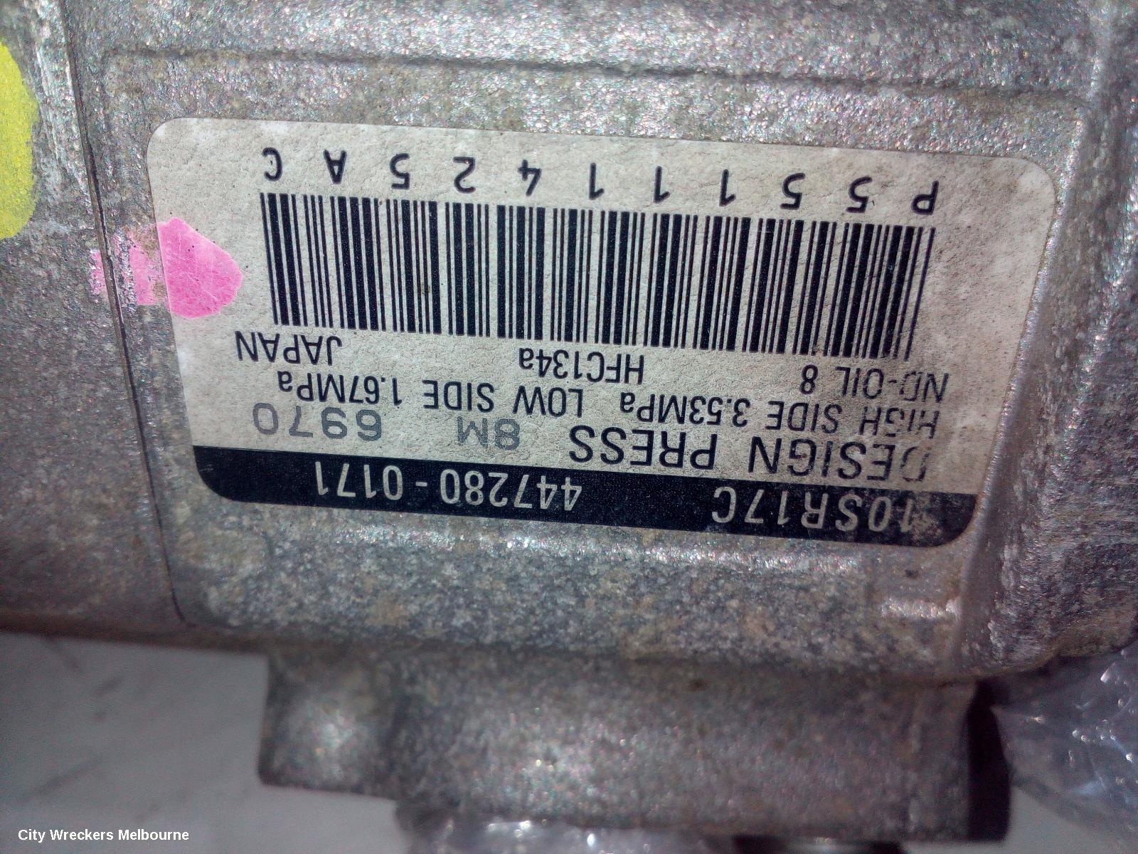 DODGE JOURNEY A/C COMPRESSOR, JC, 2.7, PETROL, 09/2008 - 07/2011