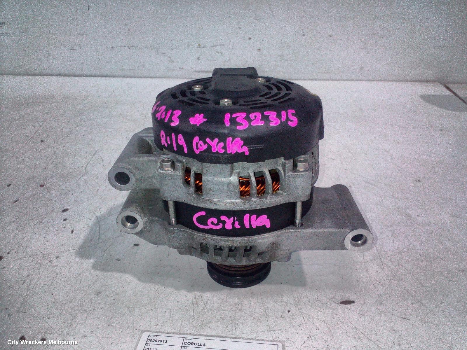 TOYOTA COROLLA ALTERNATOR, PETROL, 2.0, M20A-FKS, MZEA12R, 07/2018 ONWARDS