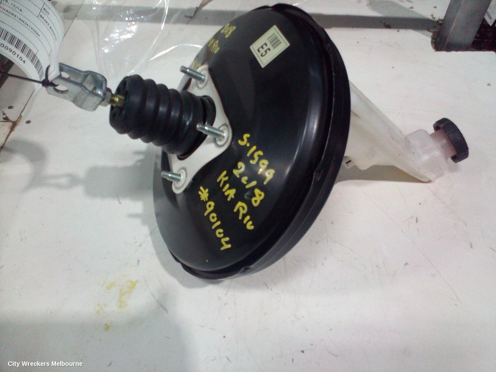 KIA RIO BRAKE BOOSTER, YB, PETROL, 1.4, 12/2016 ONWARDS