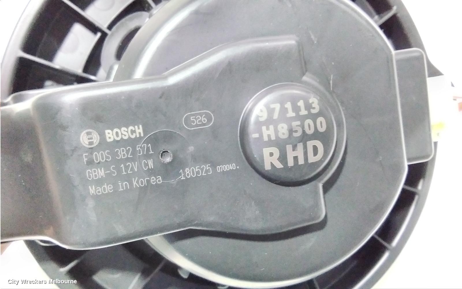 KIA RIO HEATER FAN MOTOR, YB, 12/2016 - 06/2023