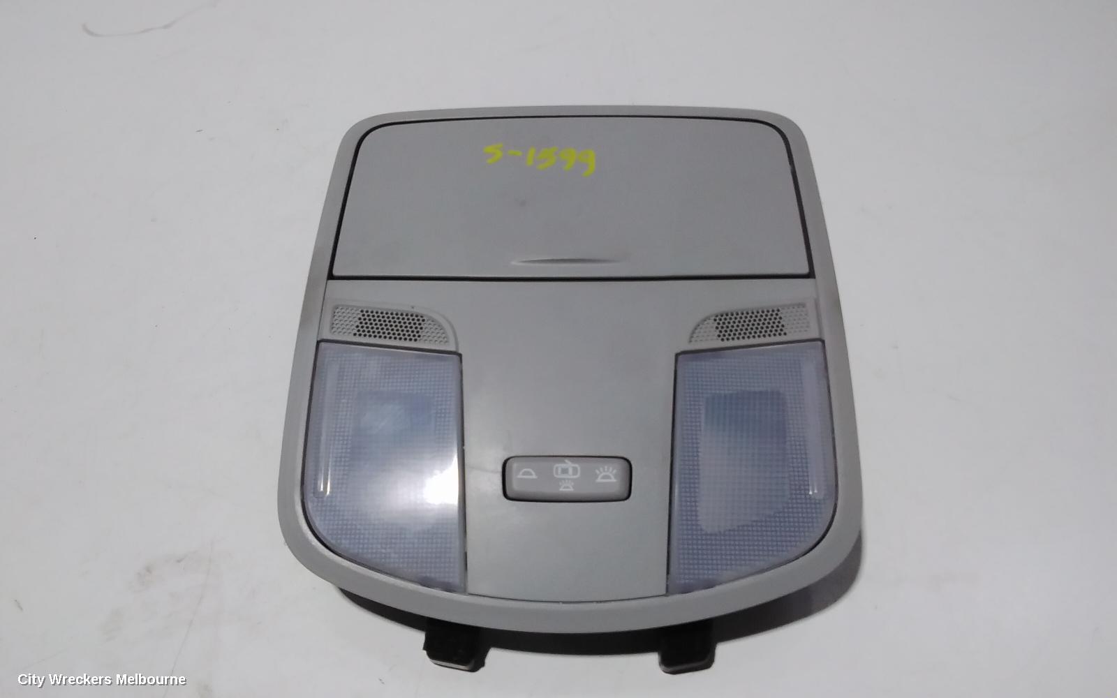 KIA RIO COURTESY LIGHT, FRONT, W/ SUNGLASS HOLDER TYPE, YB, 12/2016 ONWARDS