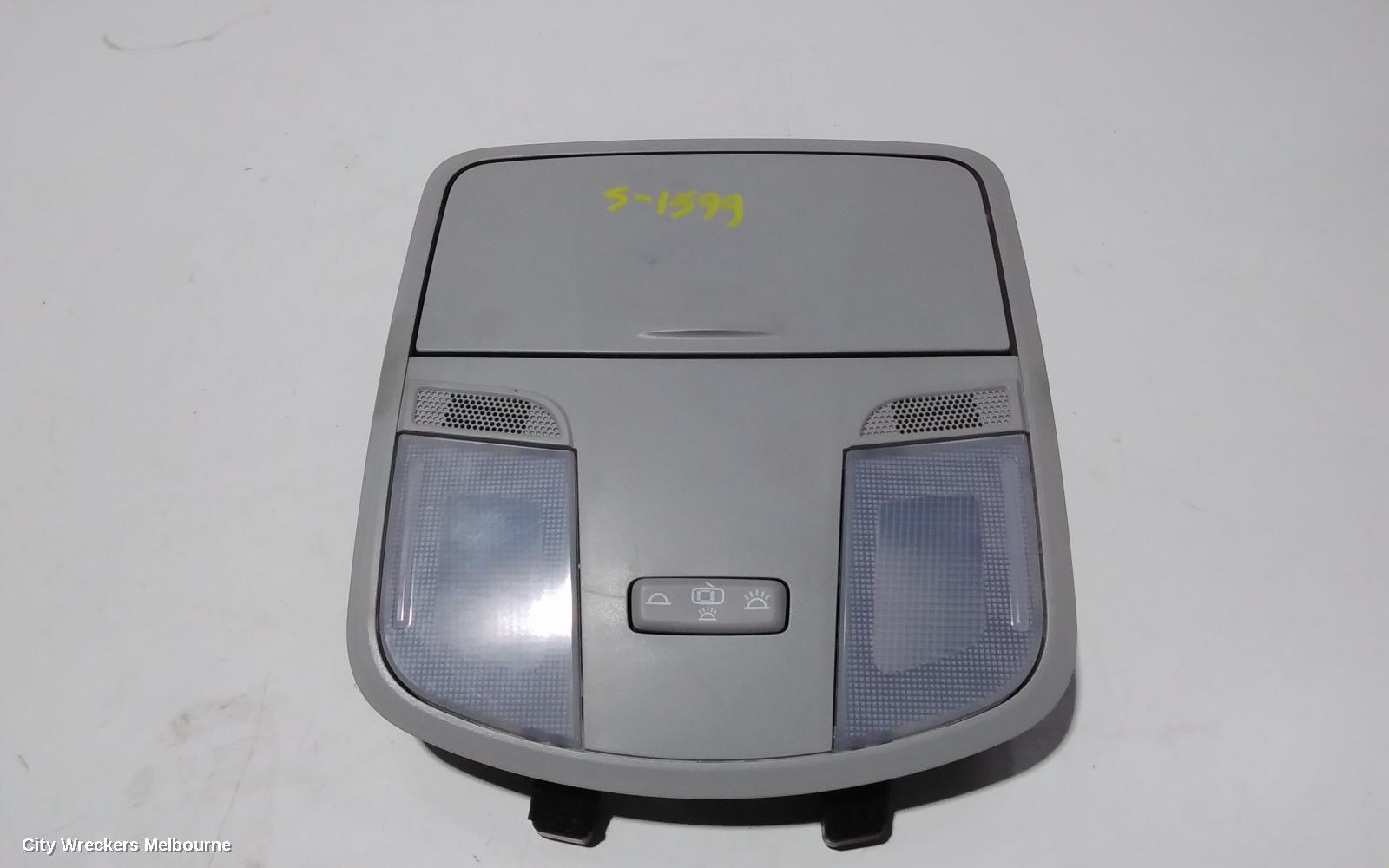 KIA RIO COURTESY LIGHT, FRONT, W/ SUNGLASS HOLDER TYPE, YB, 12/2016 ONWARDS
