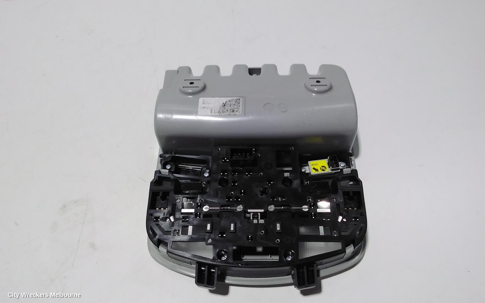 KIA RIO COURTESY LIGHT, FRONT, W/ SUNGLASS HOLDER TYPE, YB, 12/2016 ONWARDS