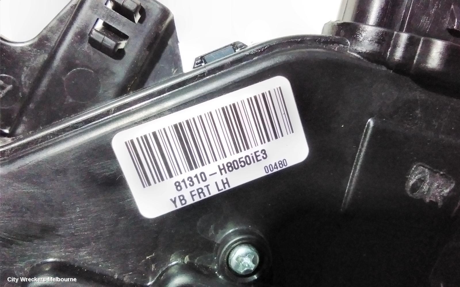 KIA RIO DOOR/BOOT/GATE LOCK, LEFT FRONT DOOR LOCK, YB, 12/2016 ONWARDS