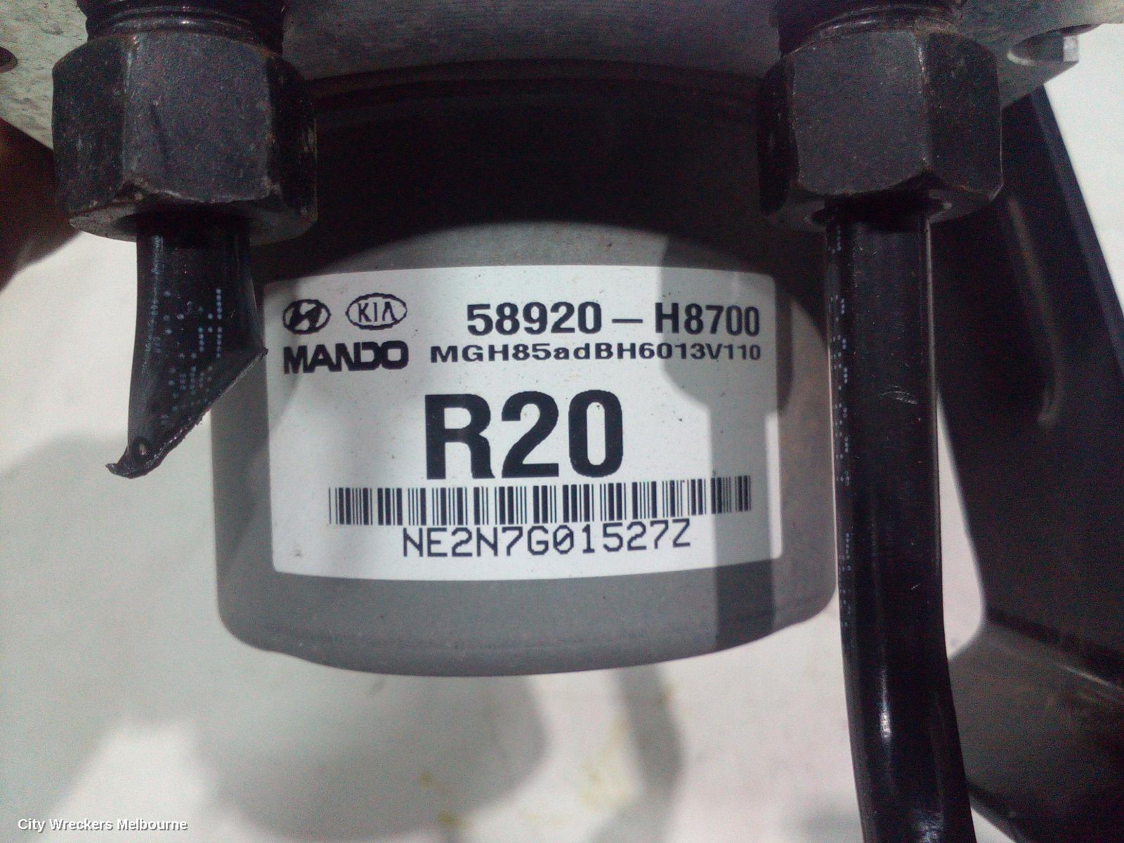 KIA RIO ABS PUMP/MODULATOR, YB, P/N 58920H8700, 12/2016 ONWARDS