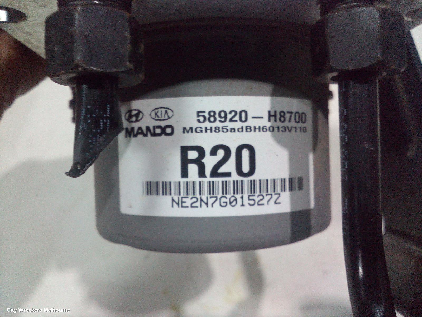 KIA RIO ABS PUMP/MODULATOR, YB, P/N 58920H8700, 12/2016 ONWARDS