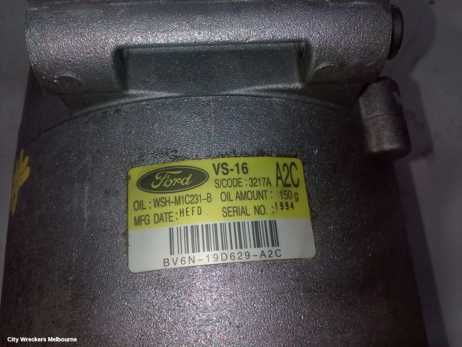 FORD FOCUS A/C COMPRESSOR, LW, 1.6, PETROL, AUTO T/M, 05/2011 - 08/2015