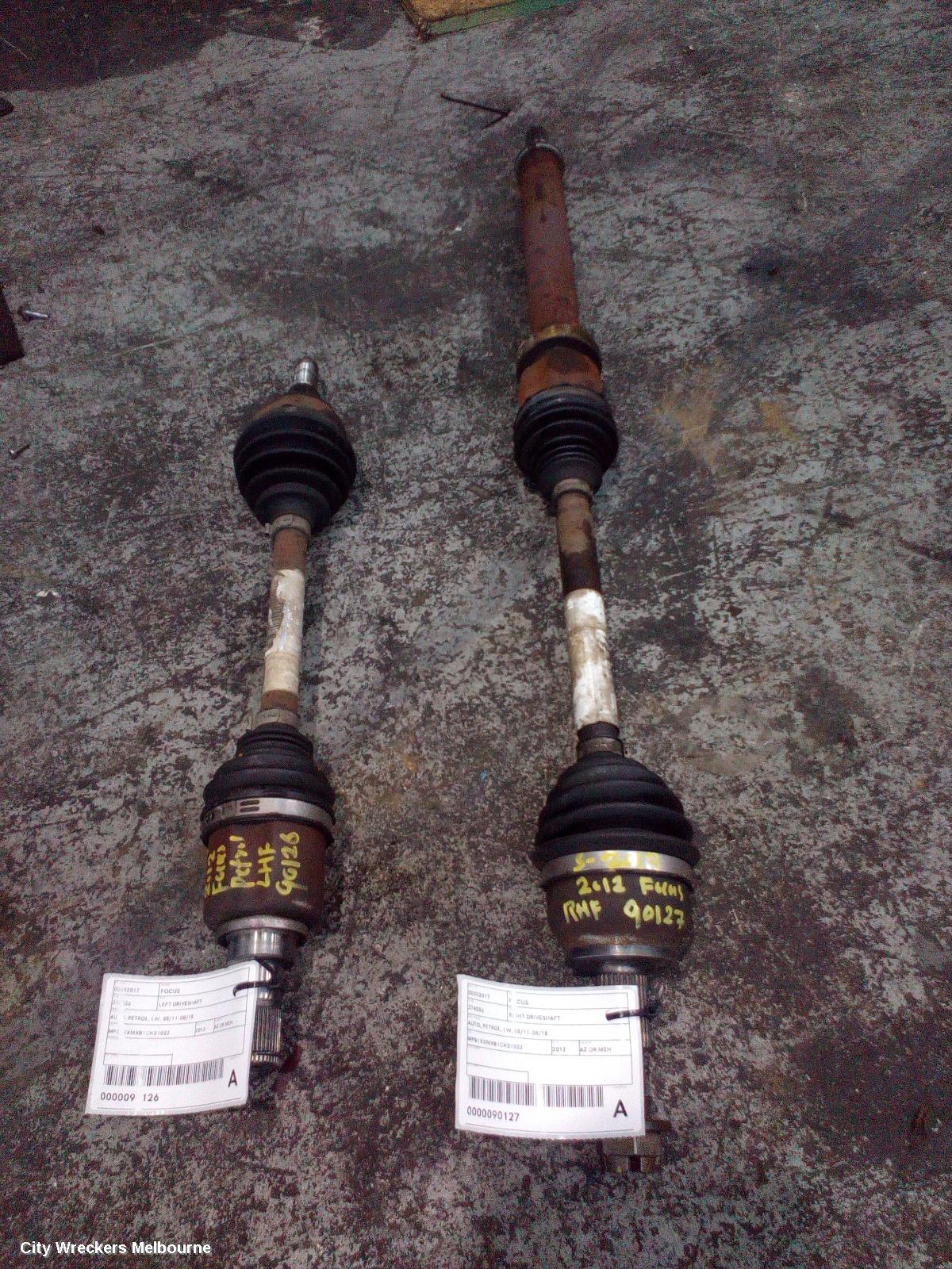 FORD FOCUS RIGHT DRIVESHAFT, AUTO, PETROL, LW, 05/2011 - 08/2015