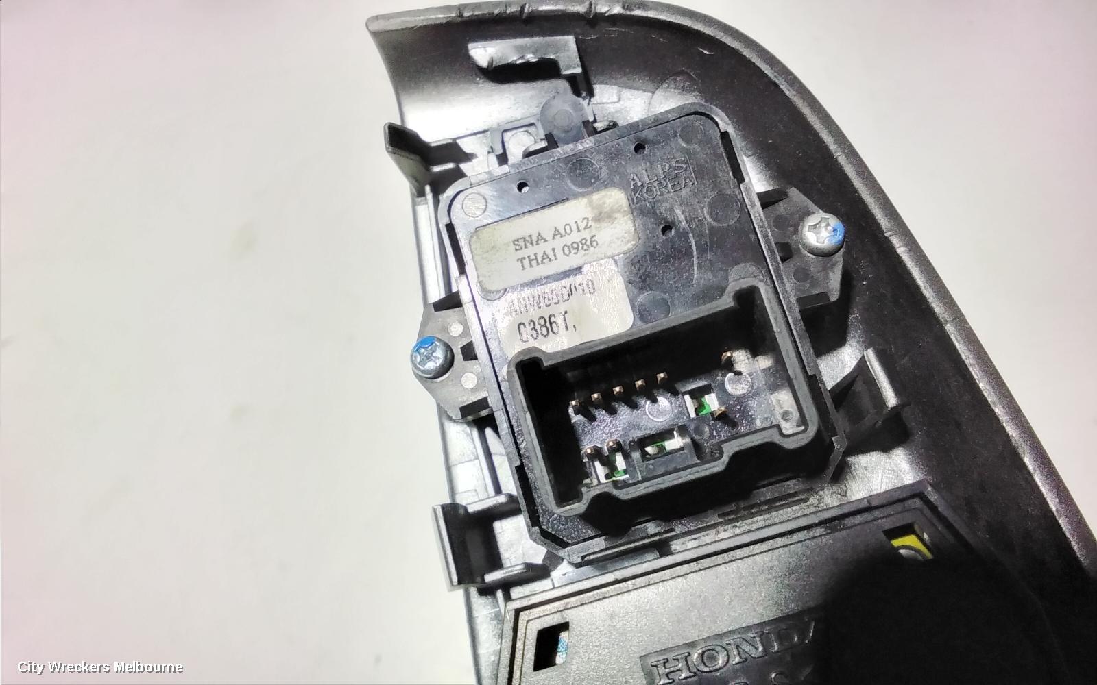 HONDA CIVIC PWR DR WIND SWITCH, RH FRONT (MASTER SWITCH), SEDAN, 8TH GEN, 02/2006 - 12/2011