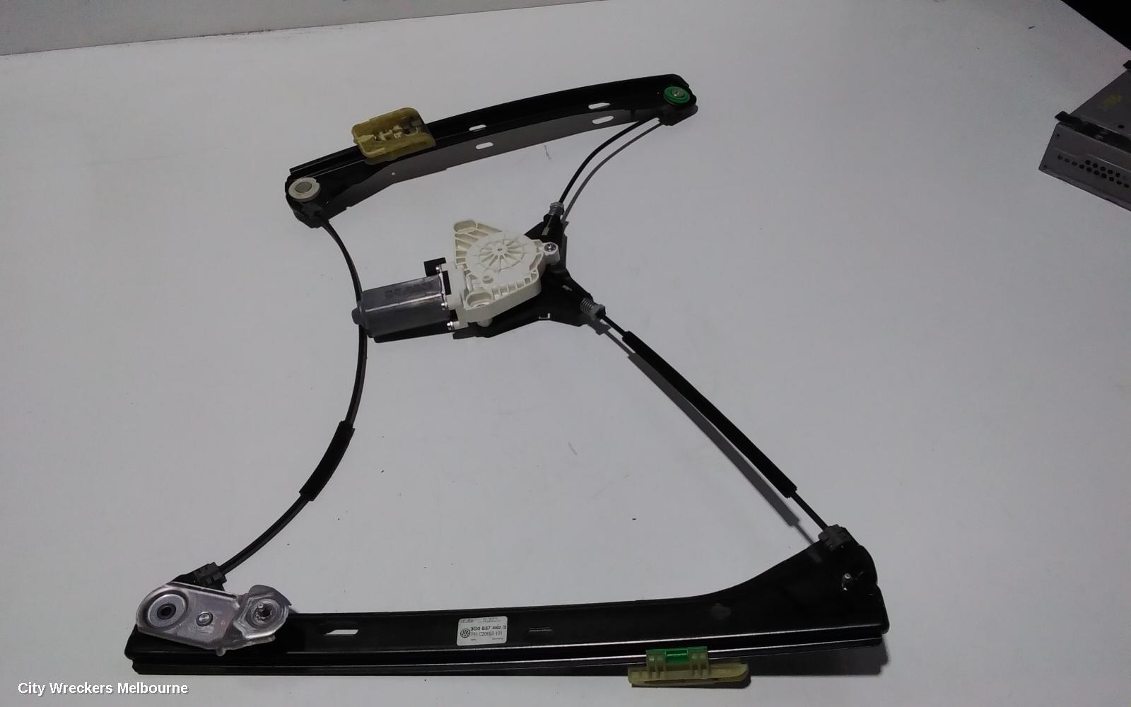 VOLKSWAGEN PASSAT RIGHT FRONT WINDOW REG/MOTOR, DOOR REG ASSY (REG AND MOTOR), B8/MK7, 06/2015 ONWARDS