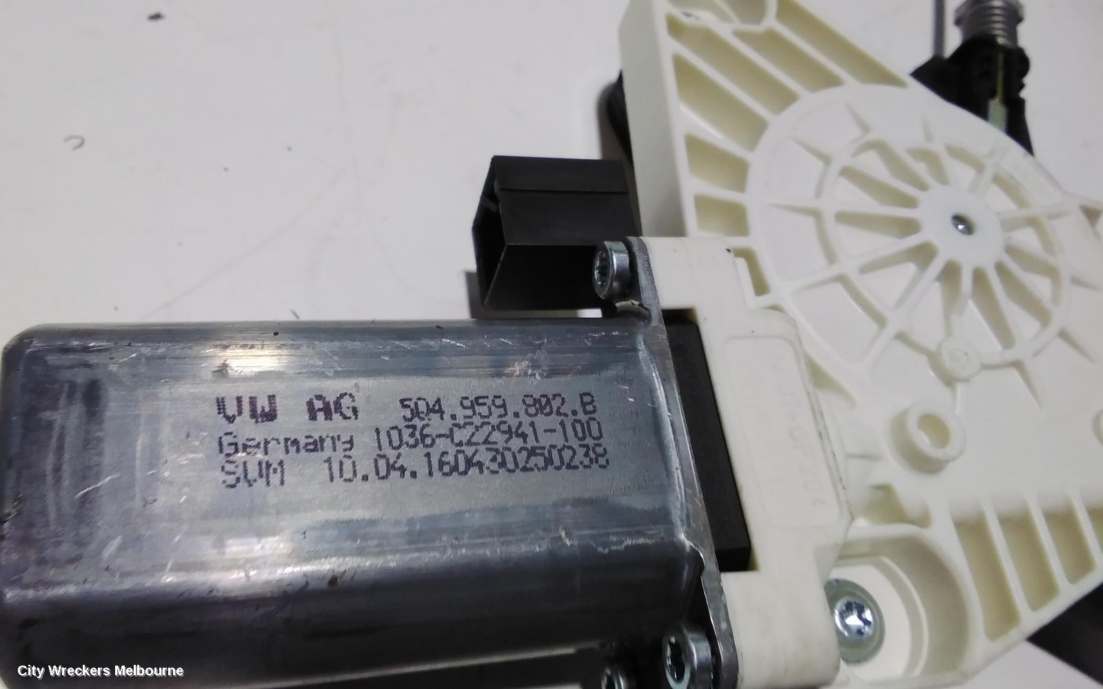VOLKSWAGEN PASSAT RIGHT FRONT WINDOW REG/MOTOR, DOOR REG ASSY (REG AND MOTOR), B8/MK7, 06/2015 ONWARDS