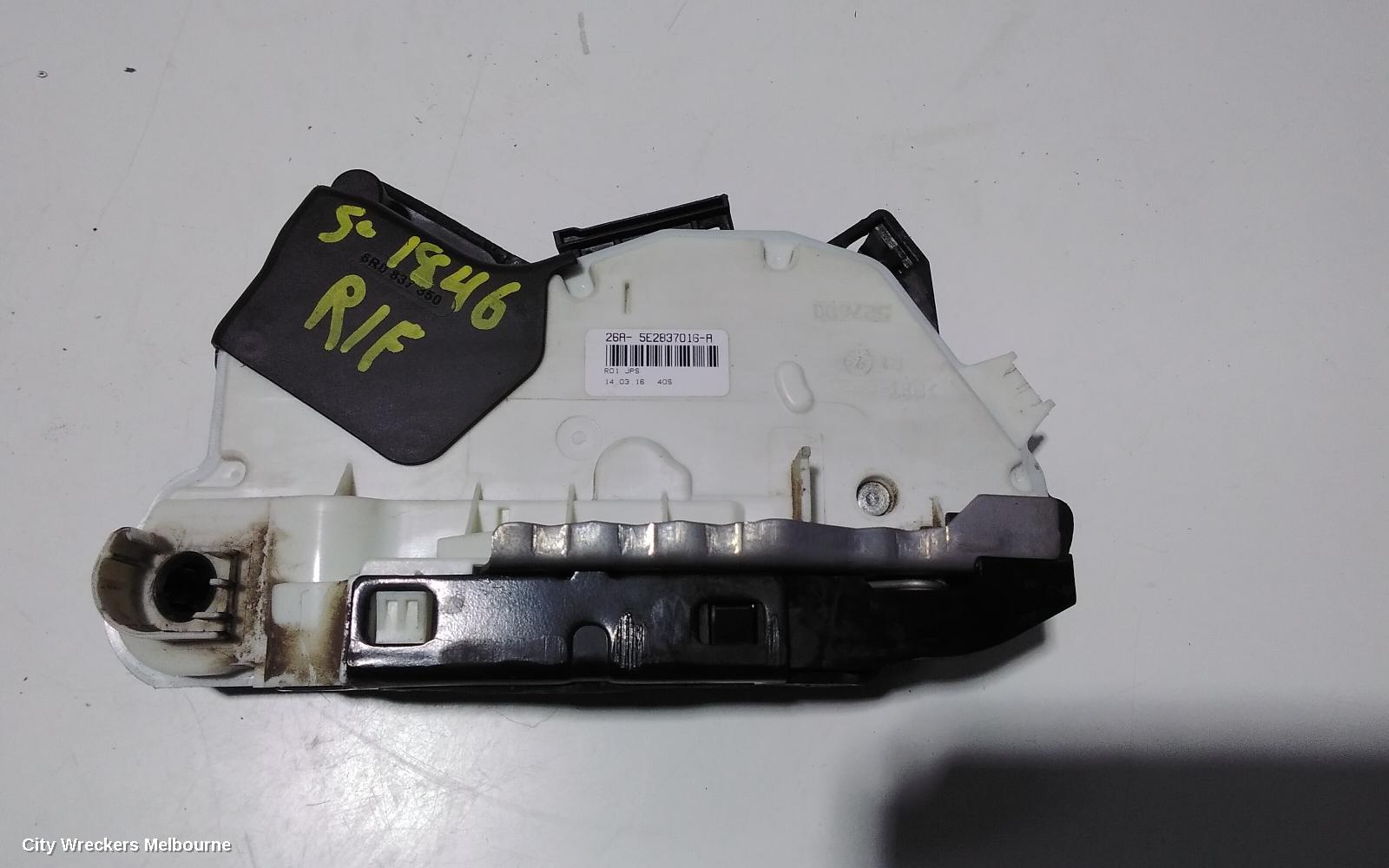 VOLKSWAGEN PASSAT DOOR/BOOT/GATE LOCK, RIGHT FRONT DOOR LOCK, B8/MK7, 06/2015 ONWARDS