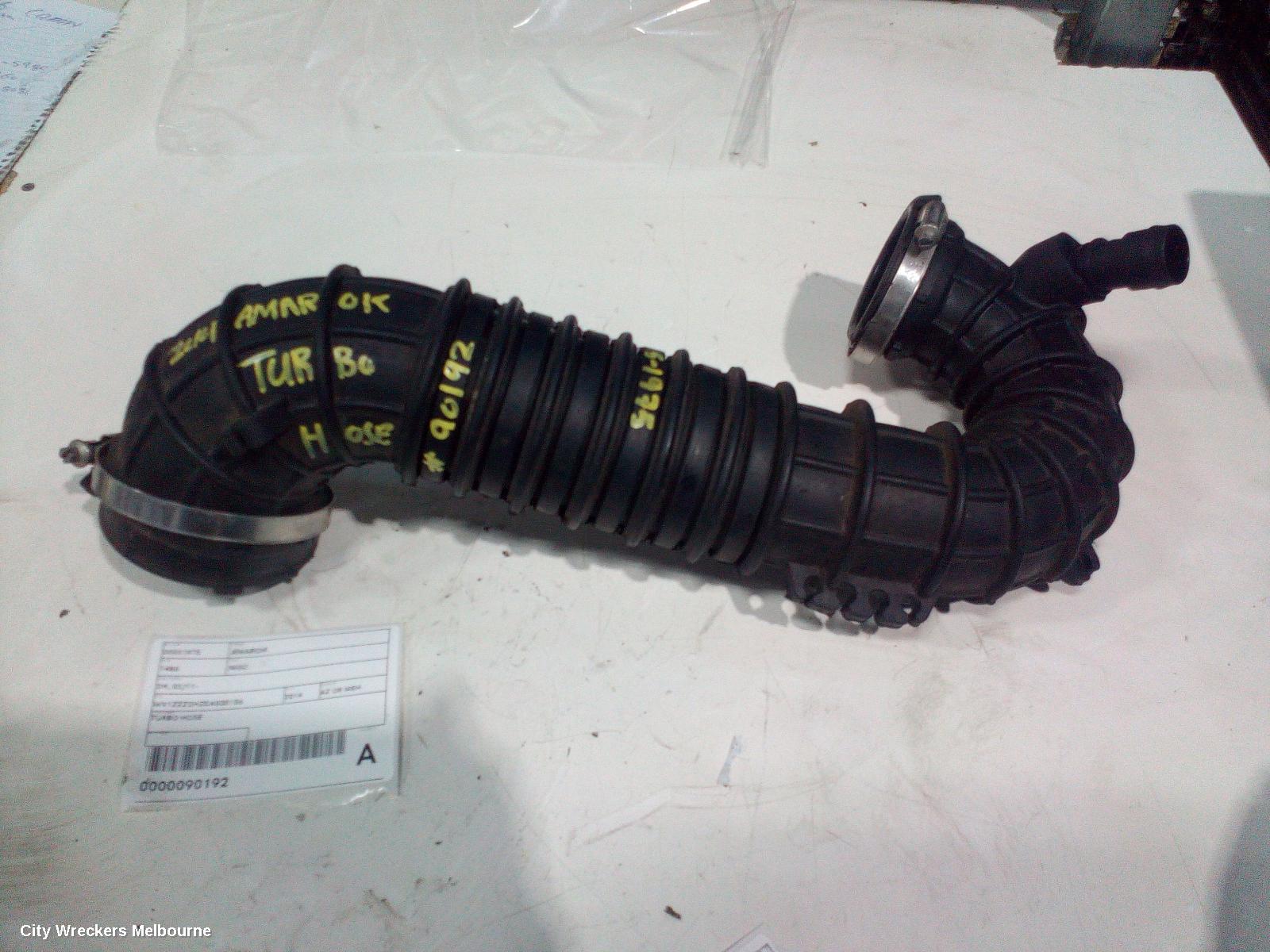 VOLKSWAGEN AMAROK, 2H, 02/2011 - 09/2022, TURBO HOSE: 90192