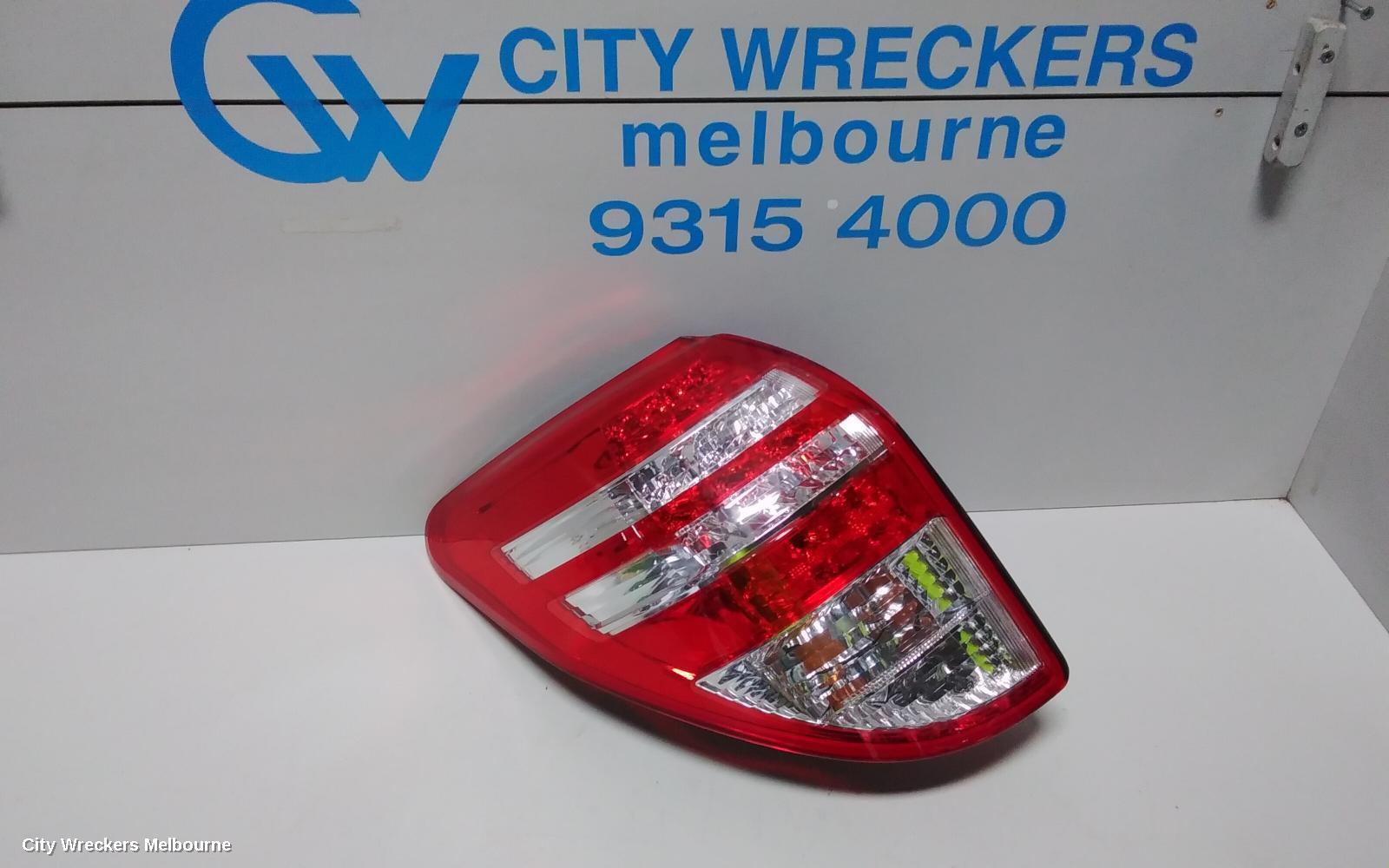 TOYOTA RAV4 LEFT TAILLIGHT, ACA33, 08/2008 - 11/2012