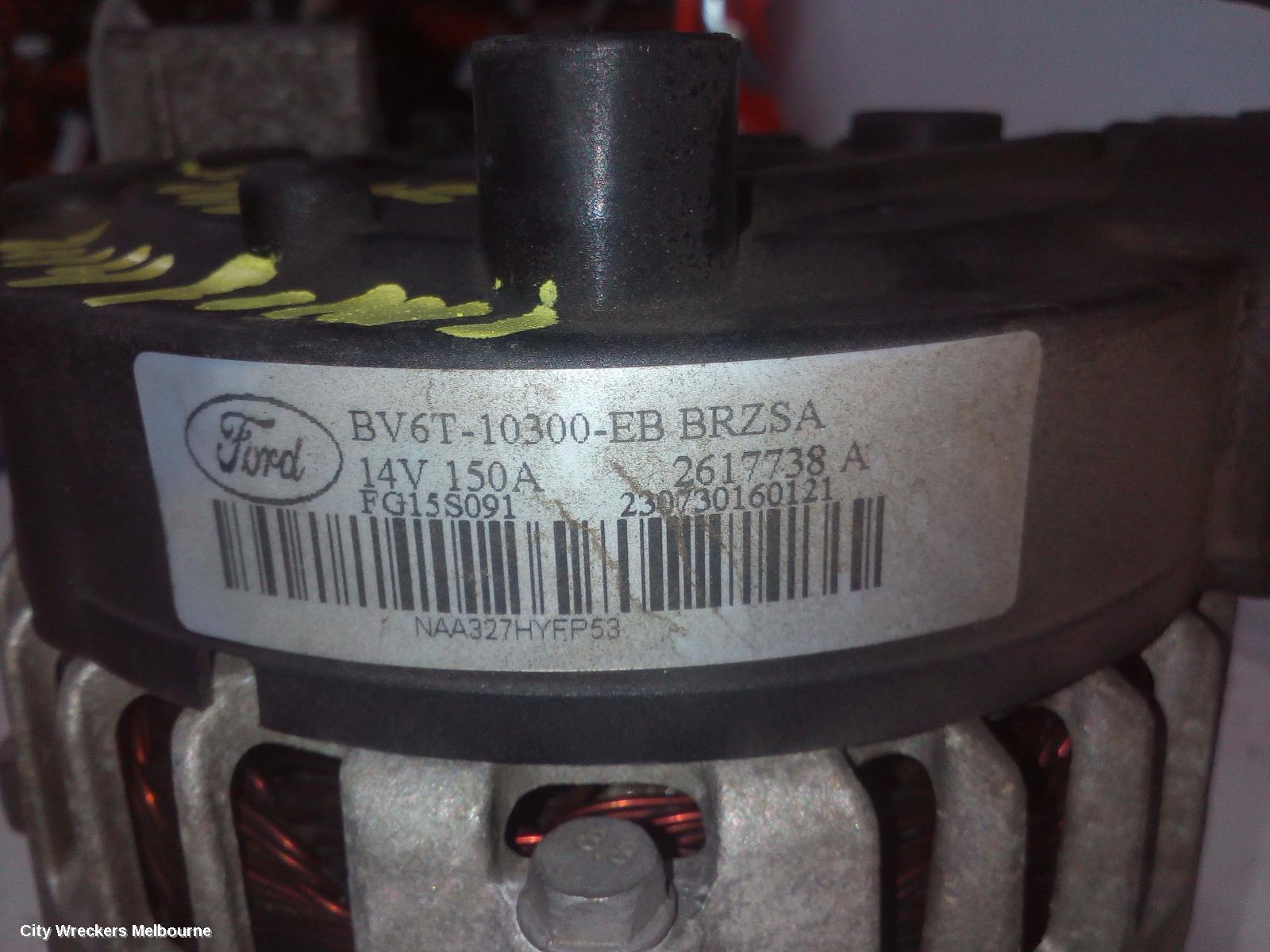 FORD FOCUS ALTERNATOR, PETROL, 2.0, LW, 05/2011 - 08/2015