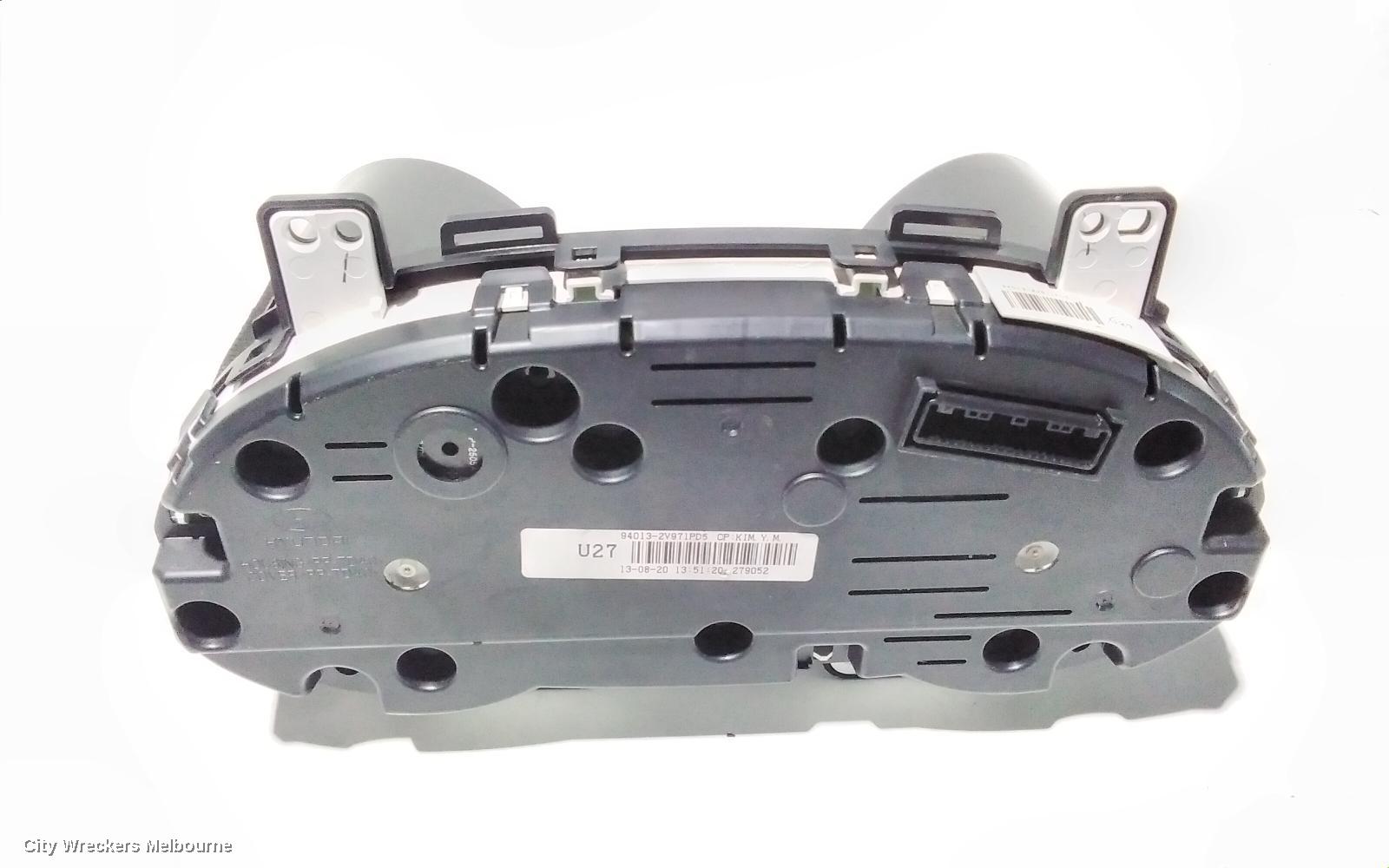 HYUNDAI VELOSTER INSTRUMENT CLUSTER, AUTO, SPEEDO TILL 260, TURBO TYPE, FS, 12/2014 - 02/2018